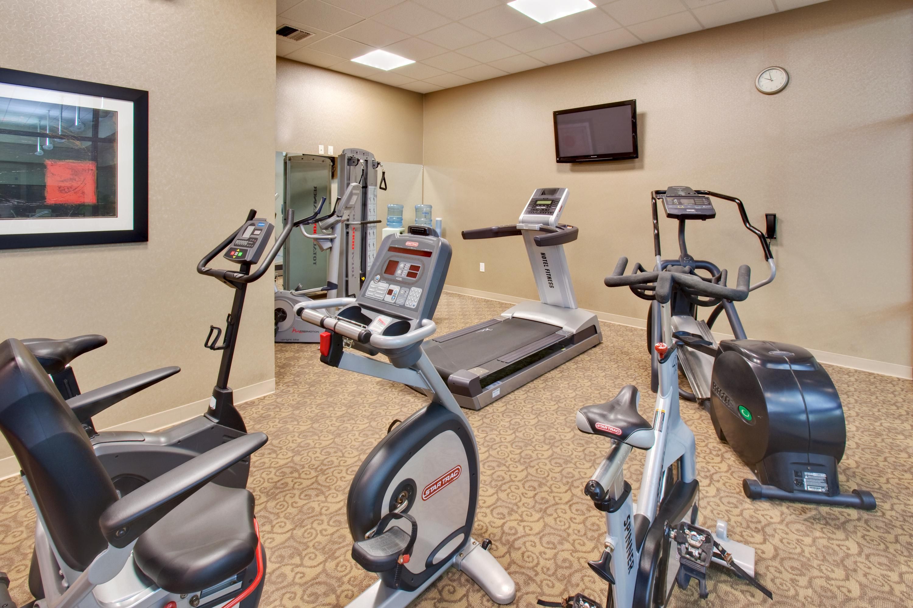 Fitness Center at the Crowne Plaza Milwaukee WI Airport Hotel
