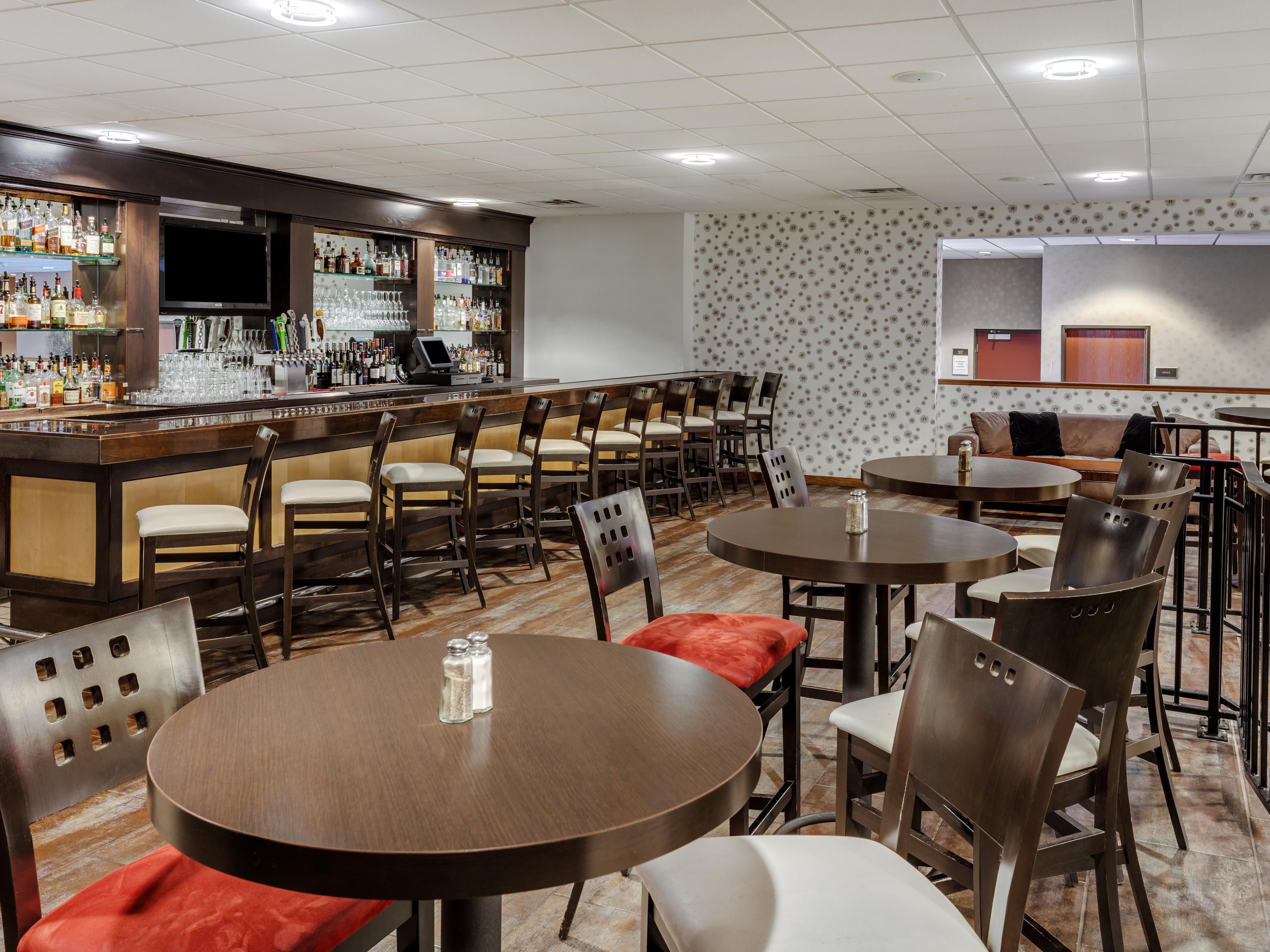 Bar and restaurant seating
