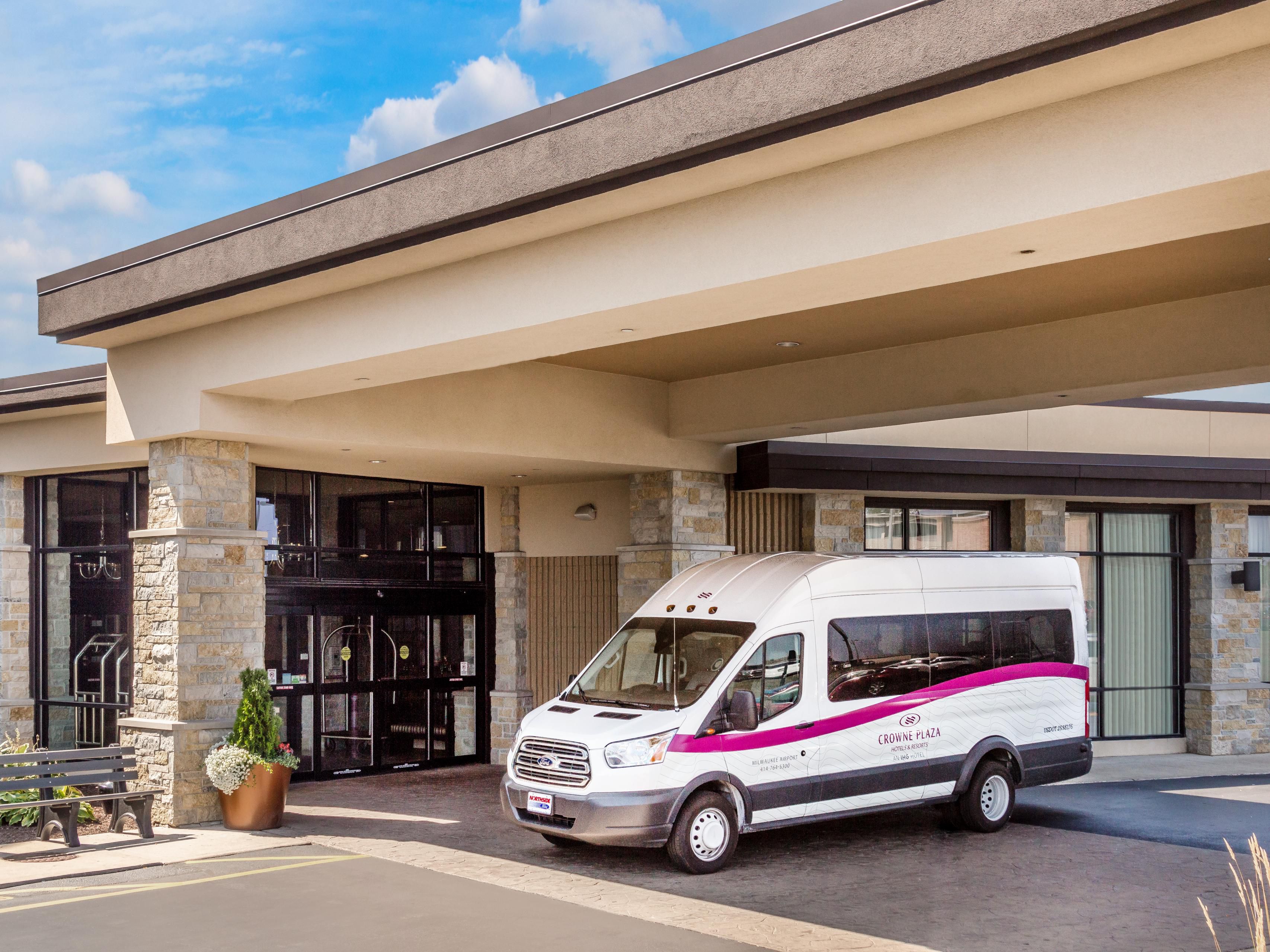 Stay close to General Mitchell International Airport and never miss your flight. Our hotel offers a complimentary shuttle to and from the airport, which makes traveling seamless whether you’re here for business or leisure.
