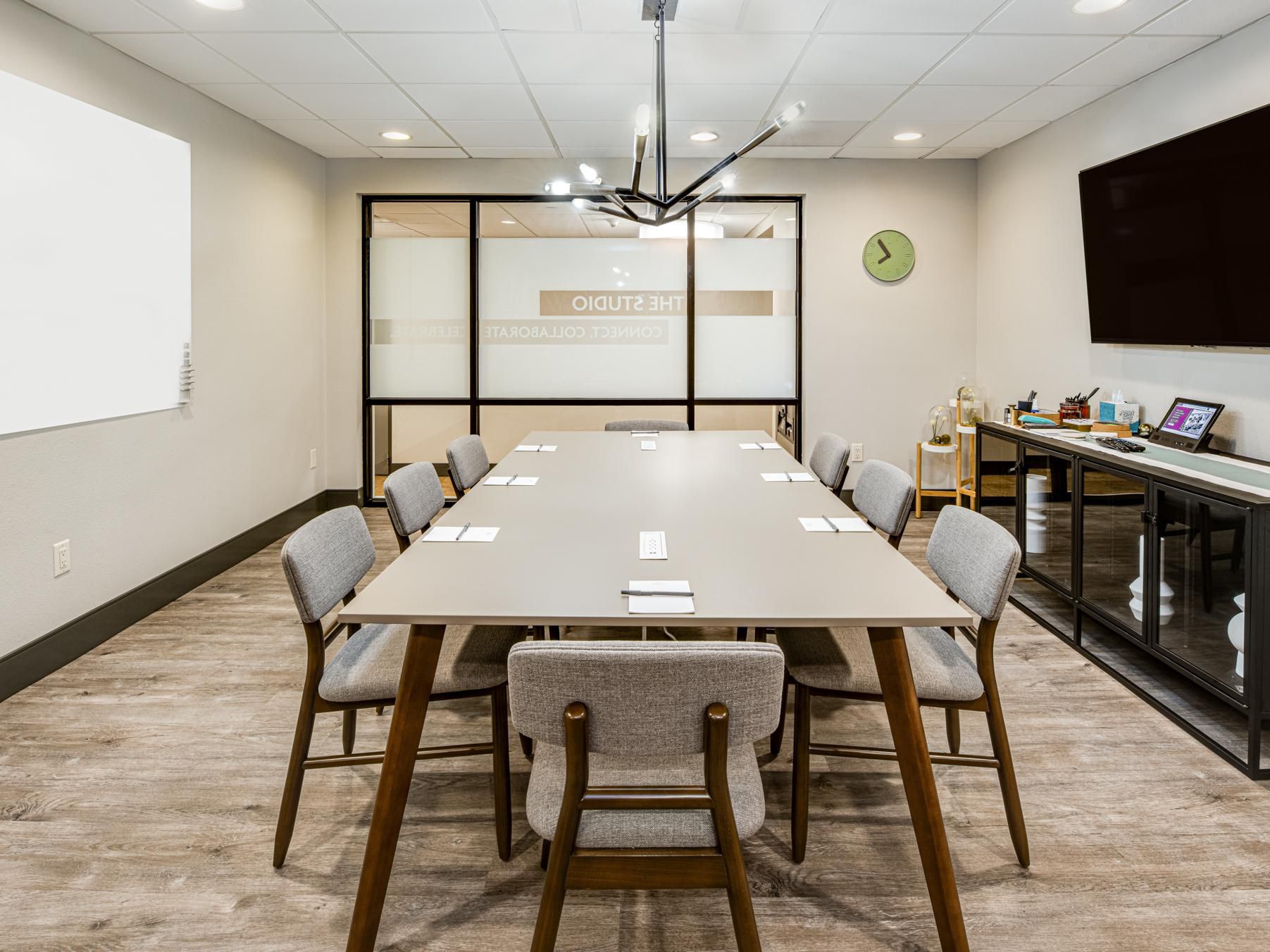 Small meeting room with table