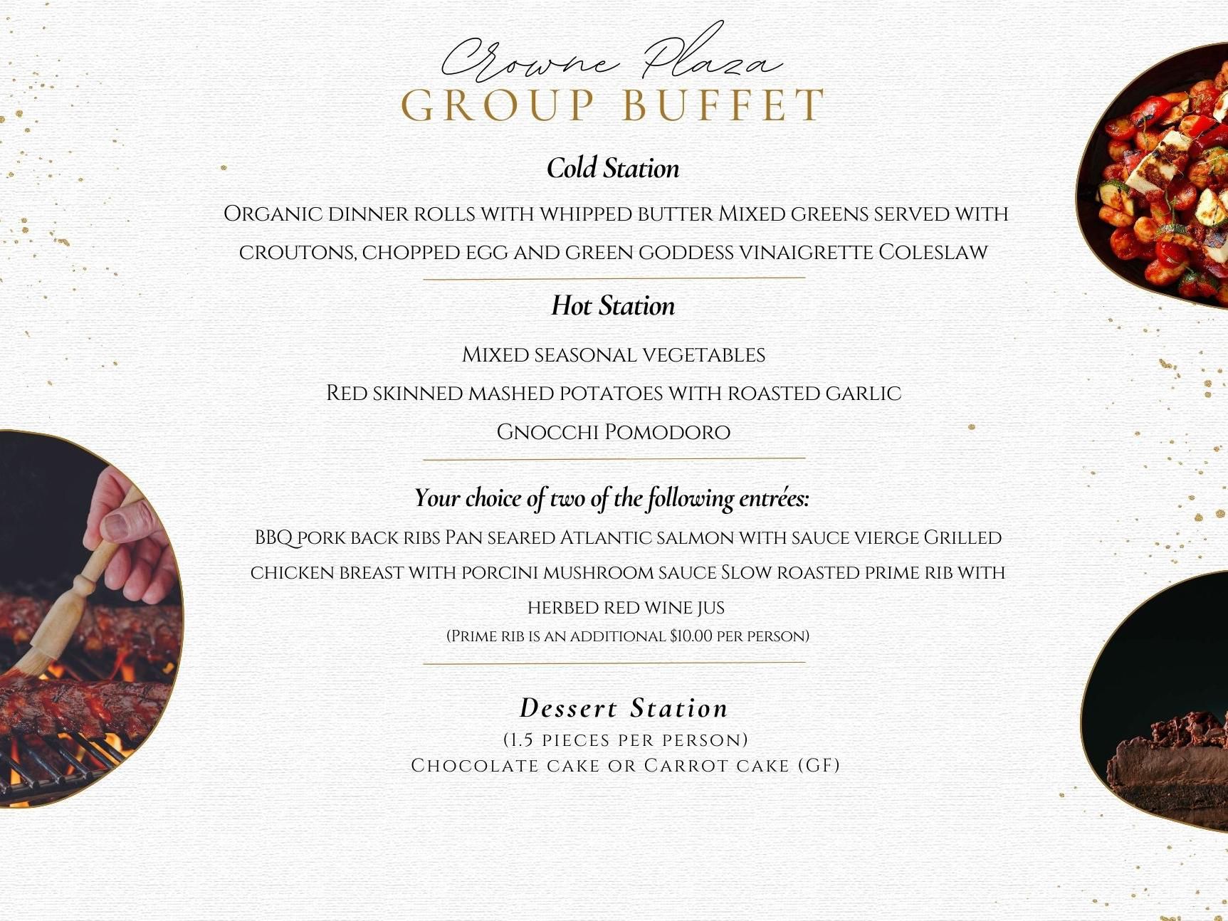 Ons speciale groepsmenu, geïnspireerd op de gedurfde smaken van Baton Rouge, voegt een uniek tintje toe aan onze catering in het Crowne Plaza Moncton Downtown, perfect voor groepen die op zoek zijn naar een onderscheidende dinerbeleving! Met flexibele evenementenruimtes en persoonlijke service zorgen wij ervoor dat uw evenement van begin tot eind onvergetelijk wordt.