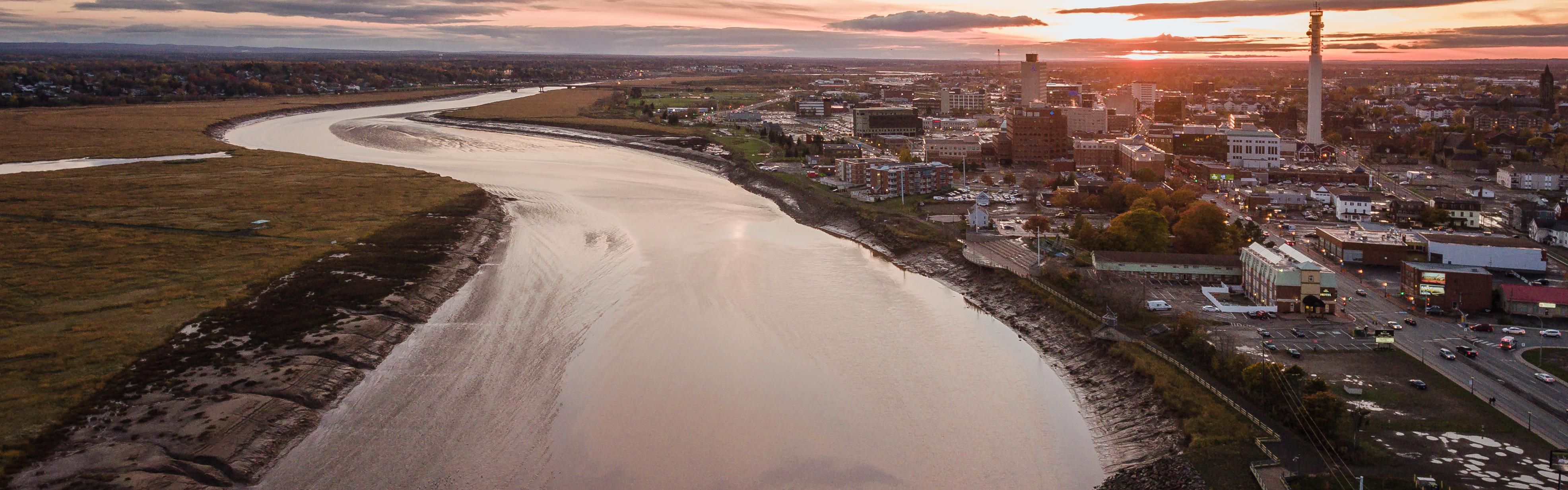 Petitcodiac River, Moncton’s Chocolate River! – 5 min away