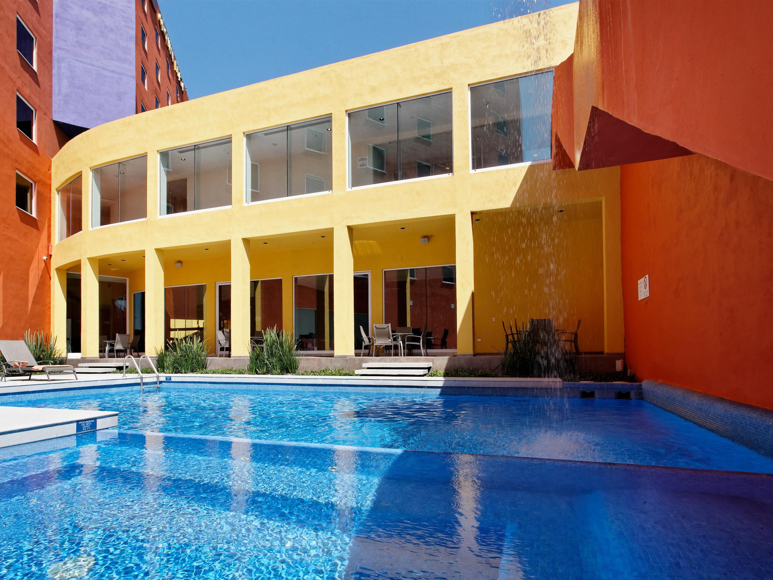 By the pool in the sun, we all get together to have fun!
