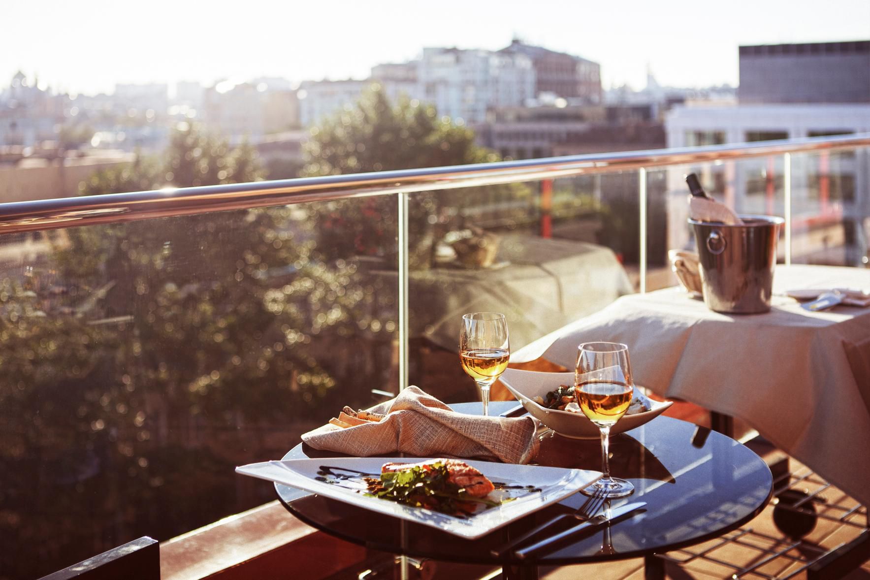 Have an incredible dinner on your private balcony.