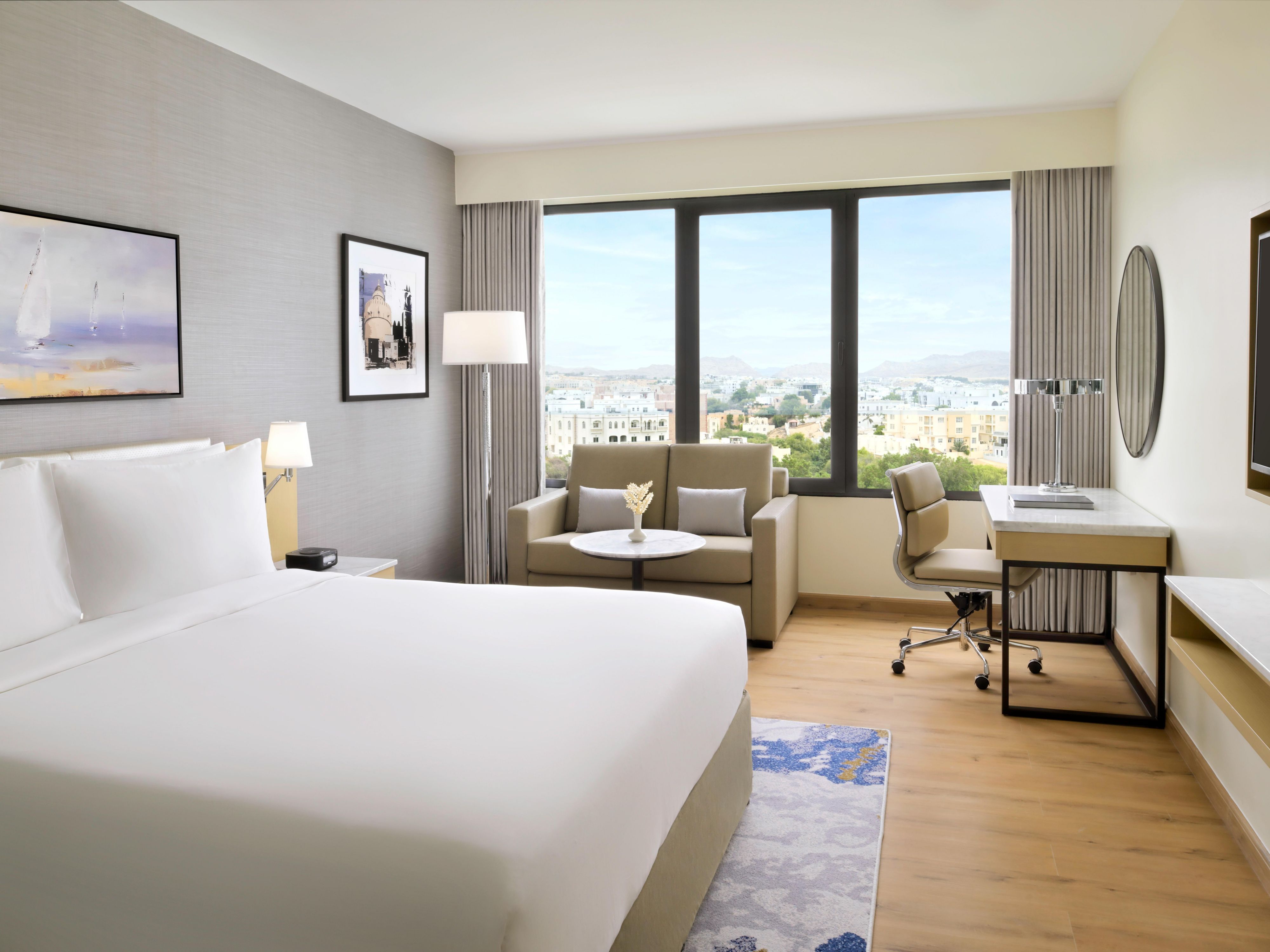 Modern Room with Breathtaking City View