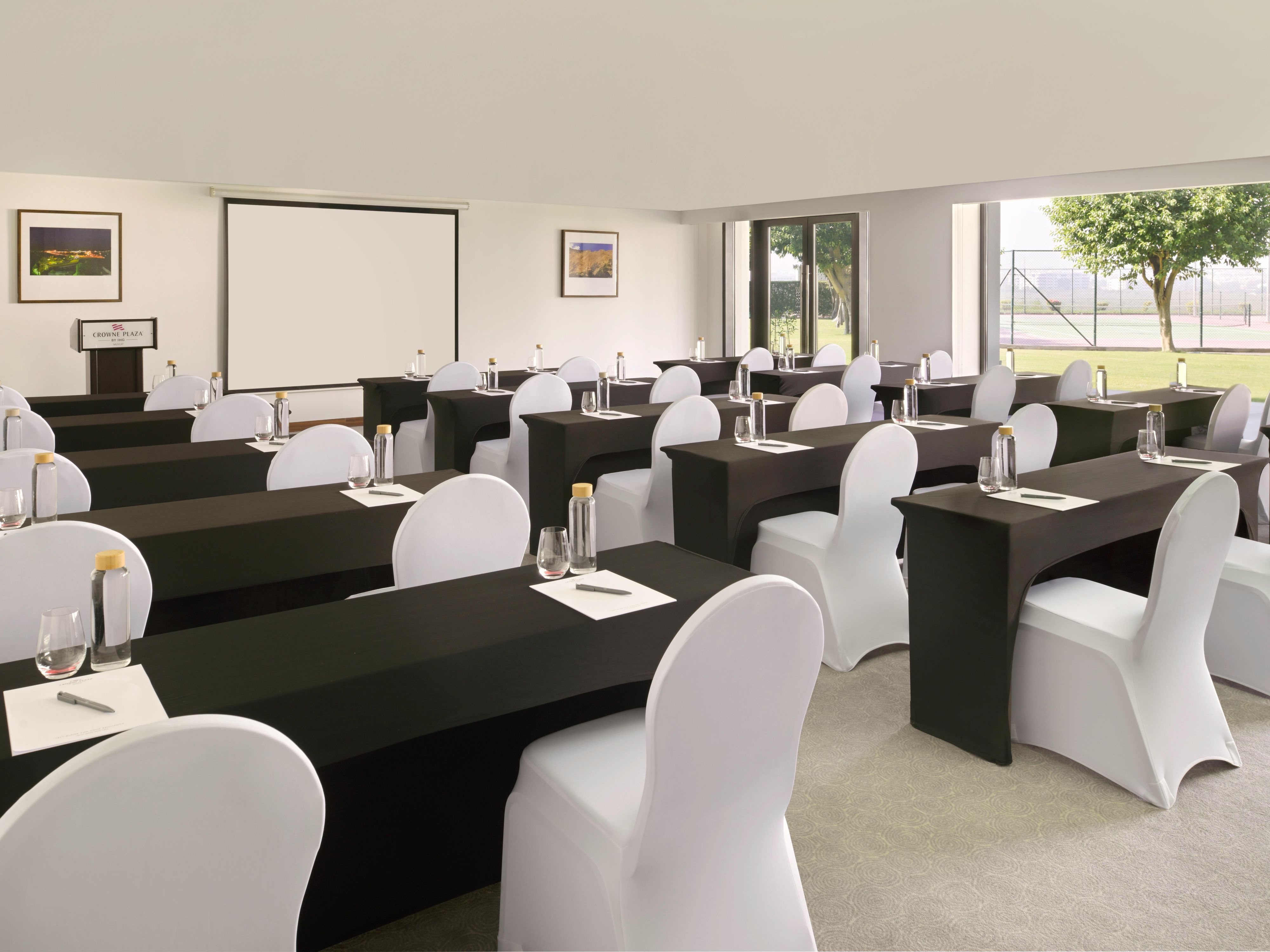 Lead meaningful conversations or celebrate big moments across five inspiring meeting venues in Muscat. Designed with flexible layouts, natural light, and integrated technology, each space, including our Grand Ballroom for up to 500 guests, supports collaboration with ease and a sense of purpose.