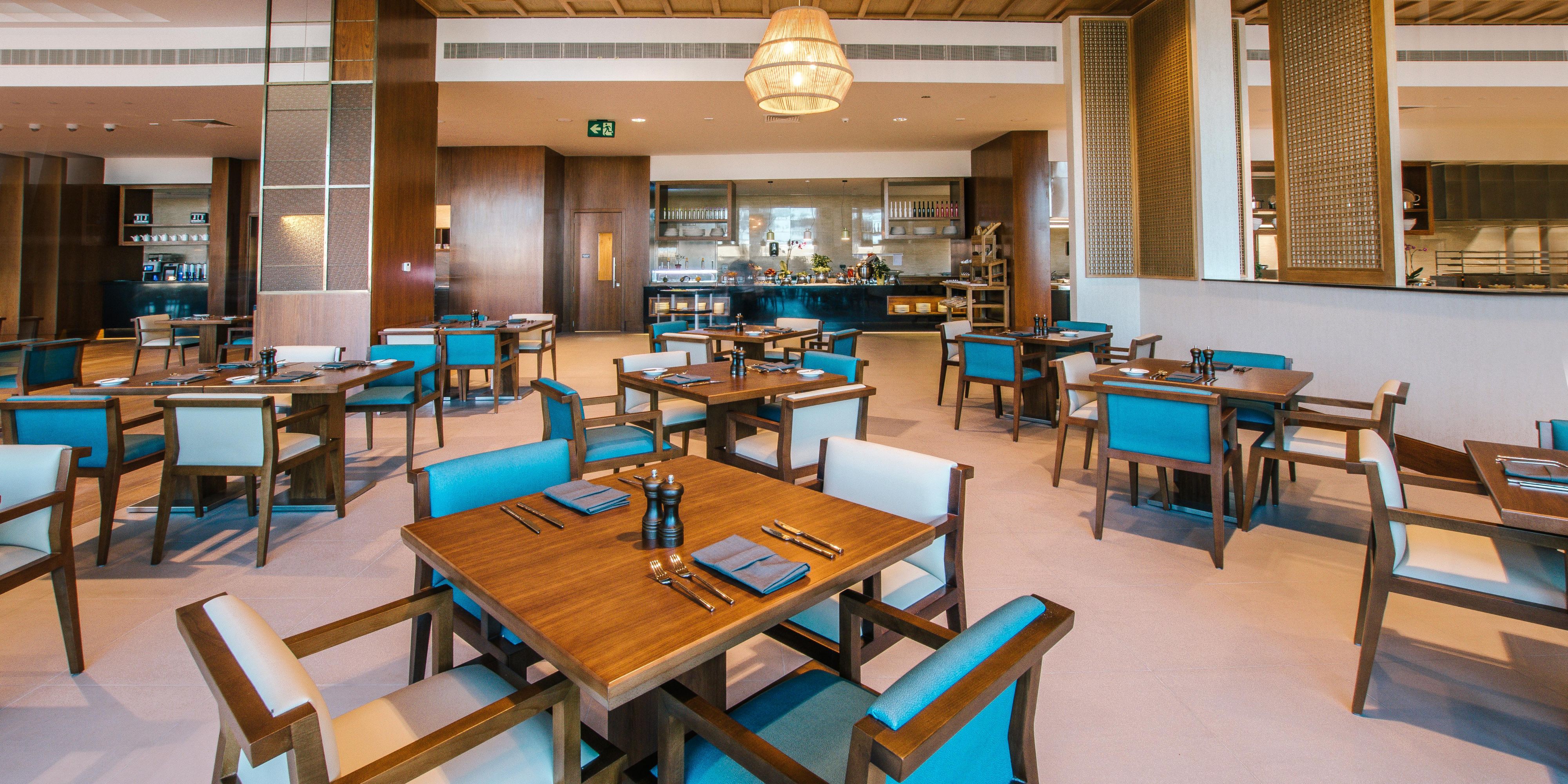 Mosaic, our all day dining, is the biggest restaurant in Oman