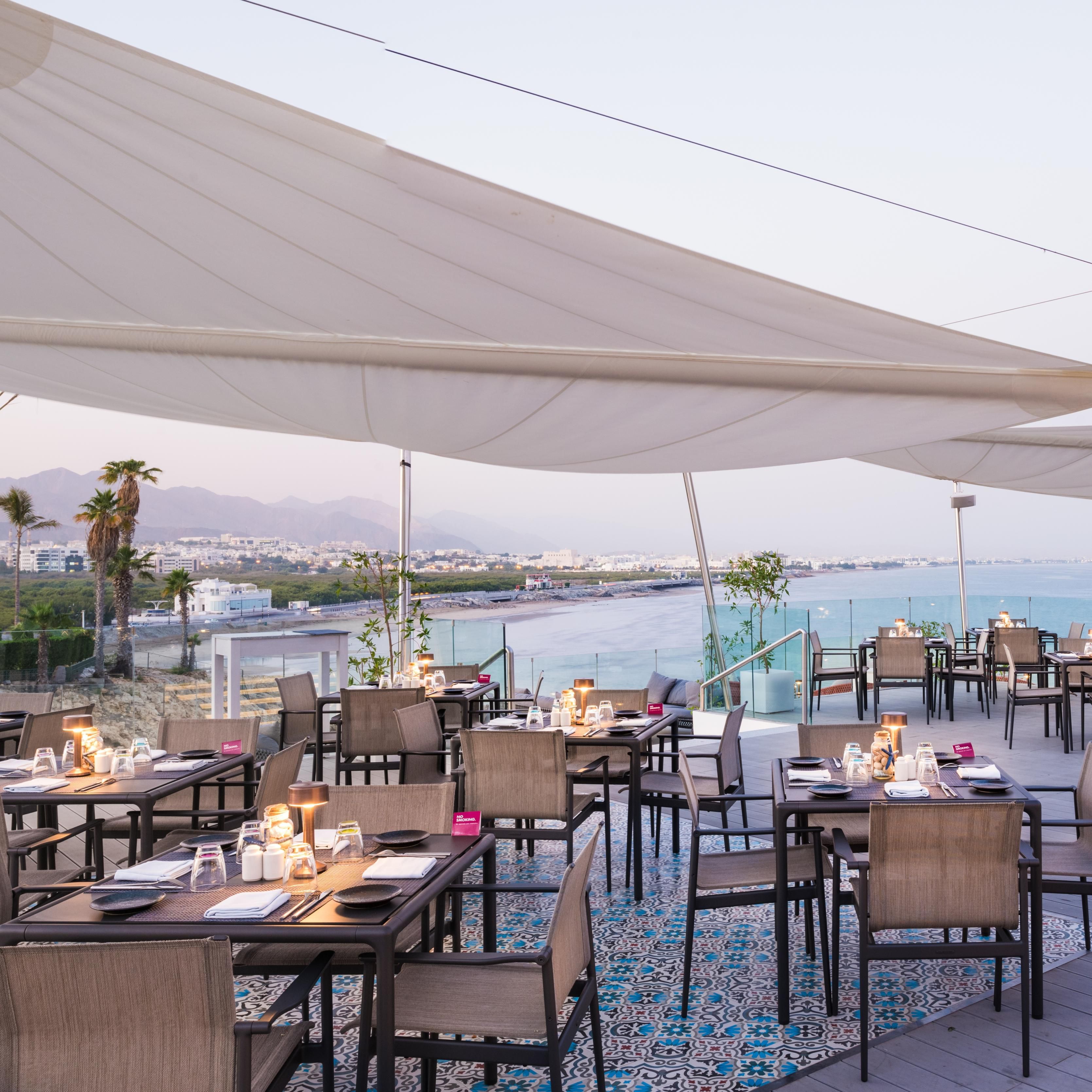 The Edge Restaurant Terrace with striking panoramic views