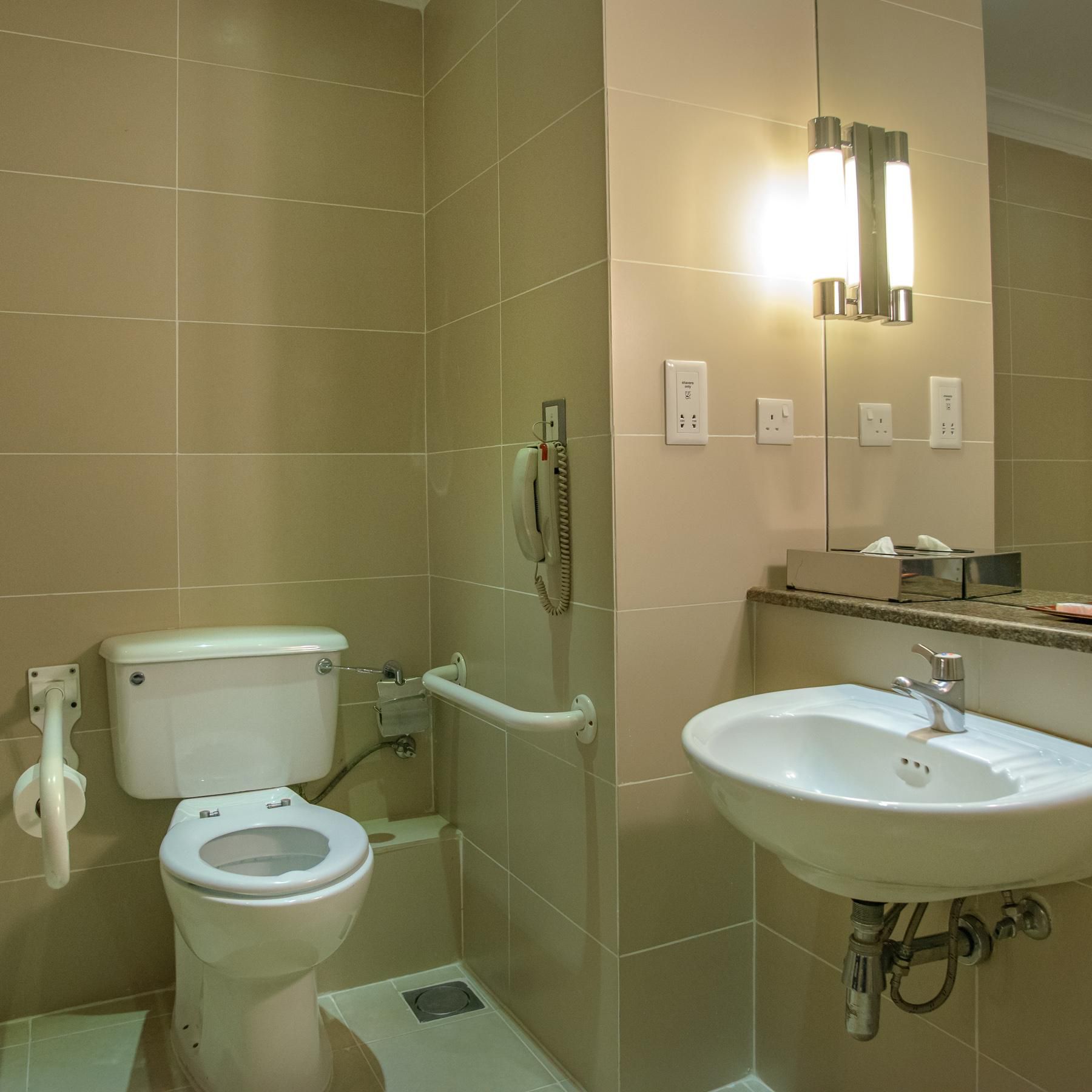  Bathroom - paraplegic rooms