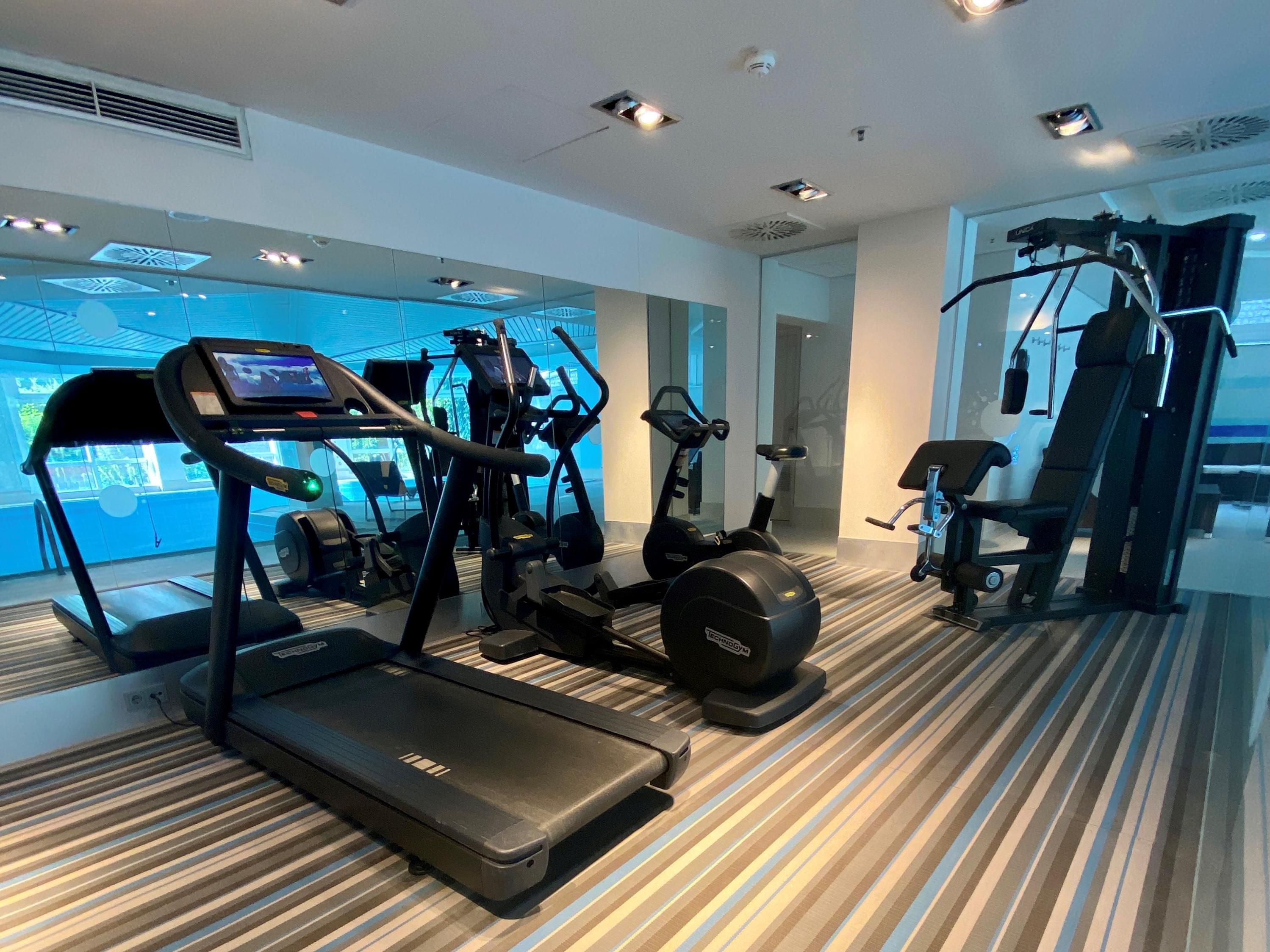 Keep fit, in our well-equipped fitness area.