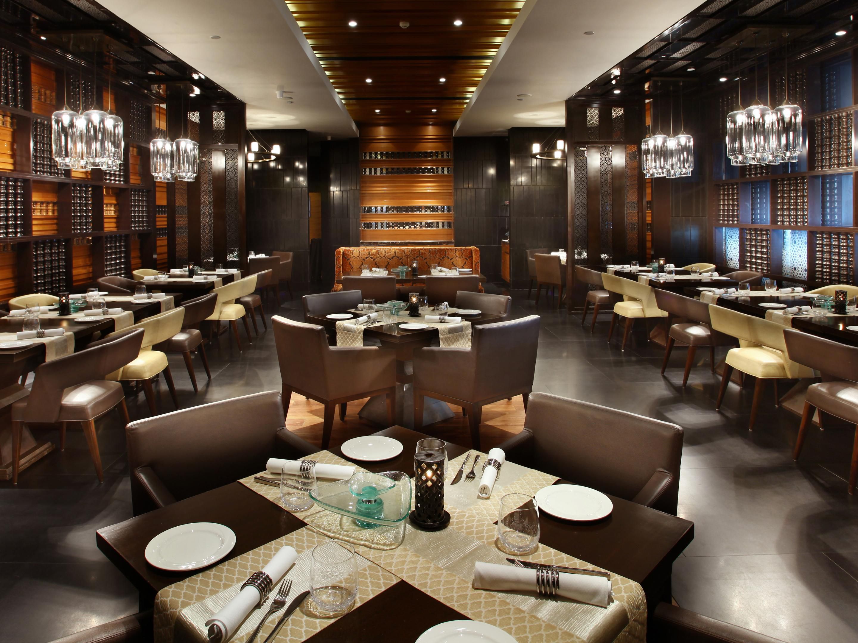 A contemporary award-winning Indian restaurant that serves North-Western Frontier cuisine. Awarded with the Times food Award consecutively 4 times in a row, the menu features a wide range of kebabs, curries and delectable desserts. The restaurant also has live singing which makes the overall experience more profound. 
