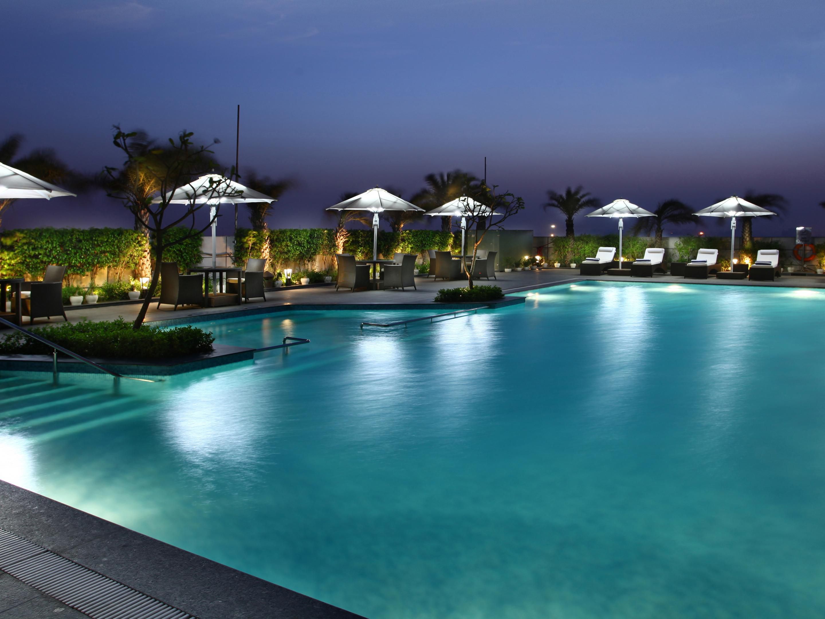 Dive into this magnificent blue and forget your blues