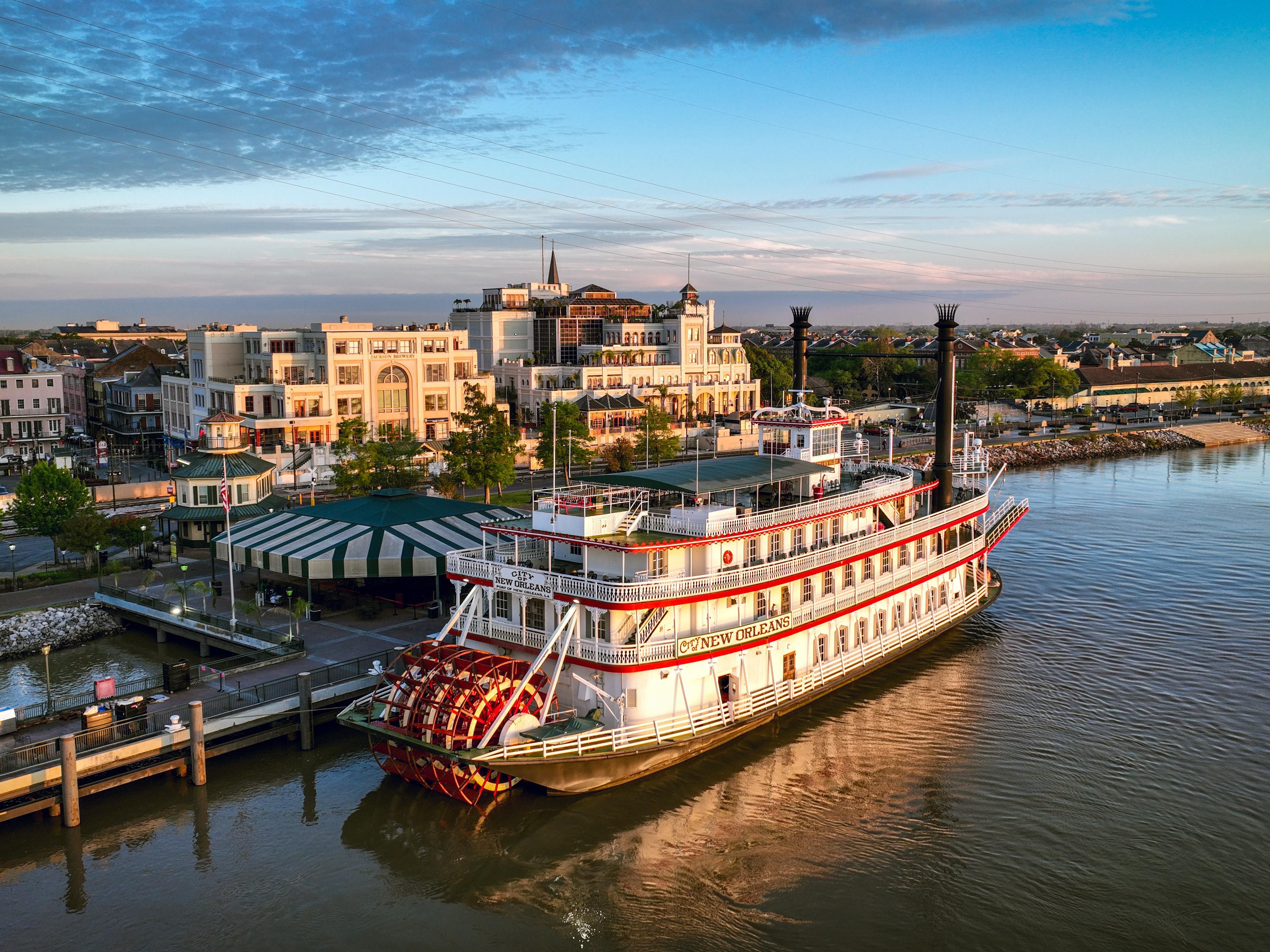 ferry on river