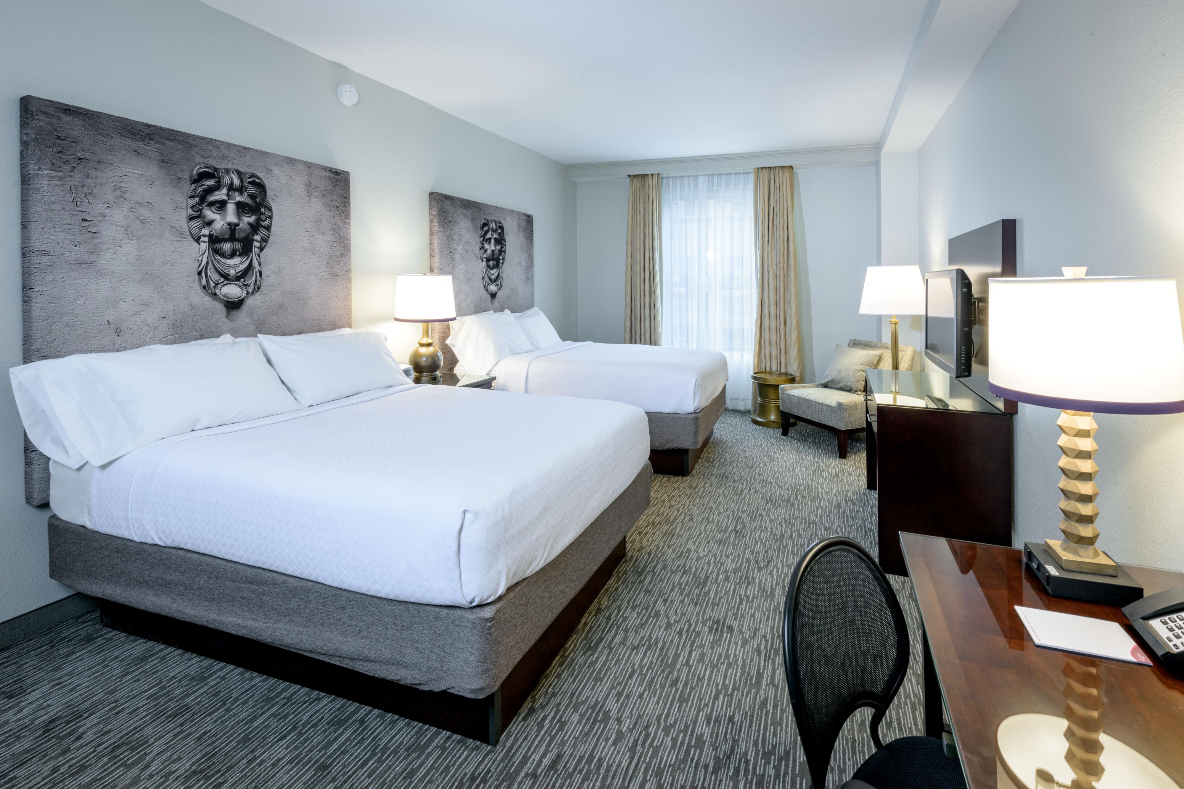 Standard queen room with two queen beds.