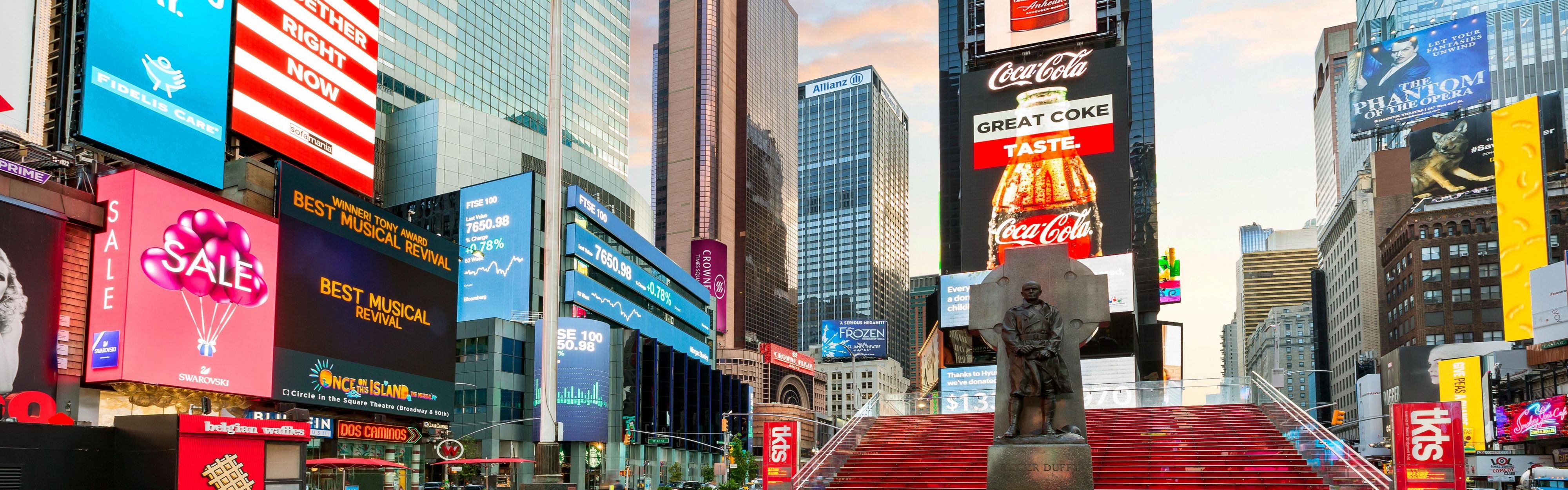 No trip to NYC would be complete without exploring Times Square.