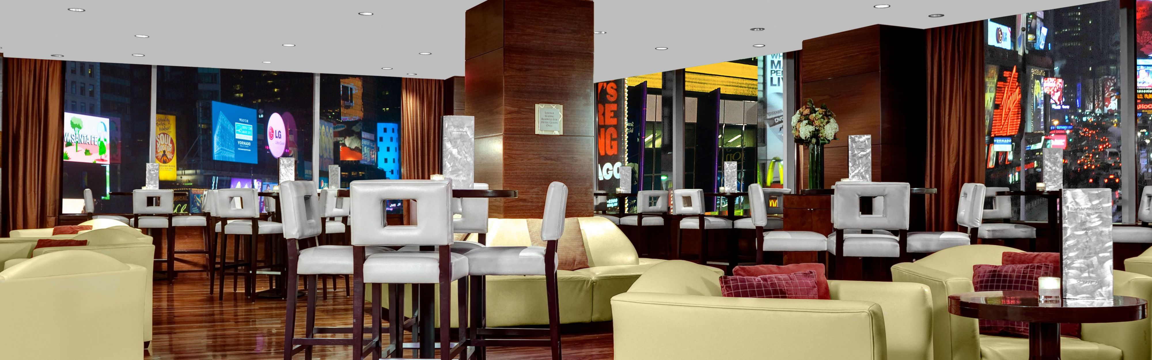 Visit the hotel's Broadway 49 Bar and Lounge near main lobby!
