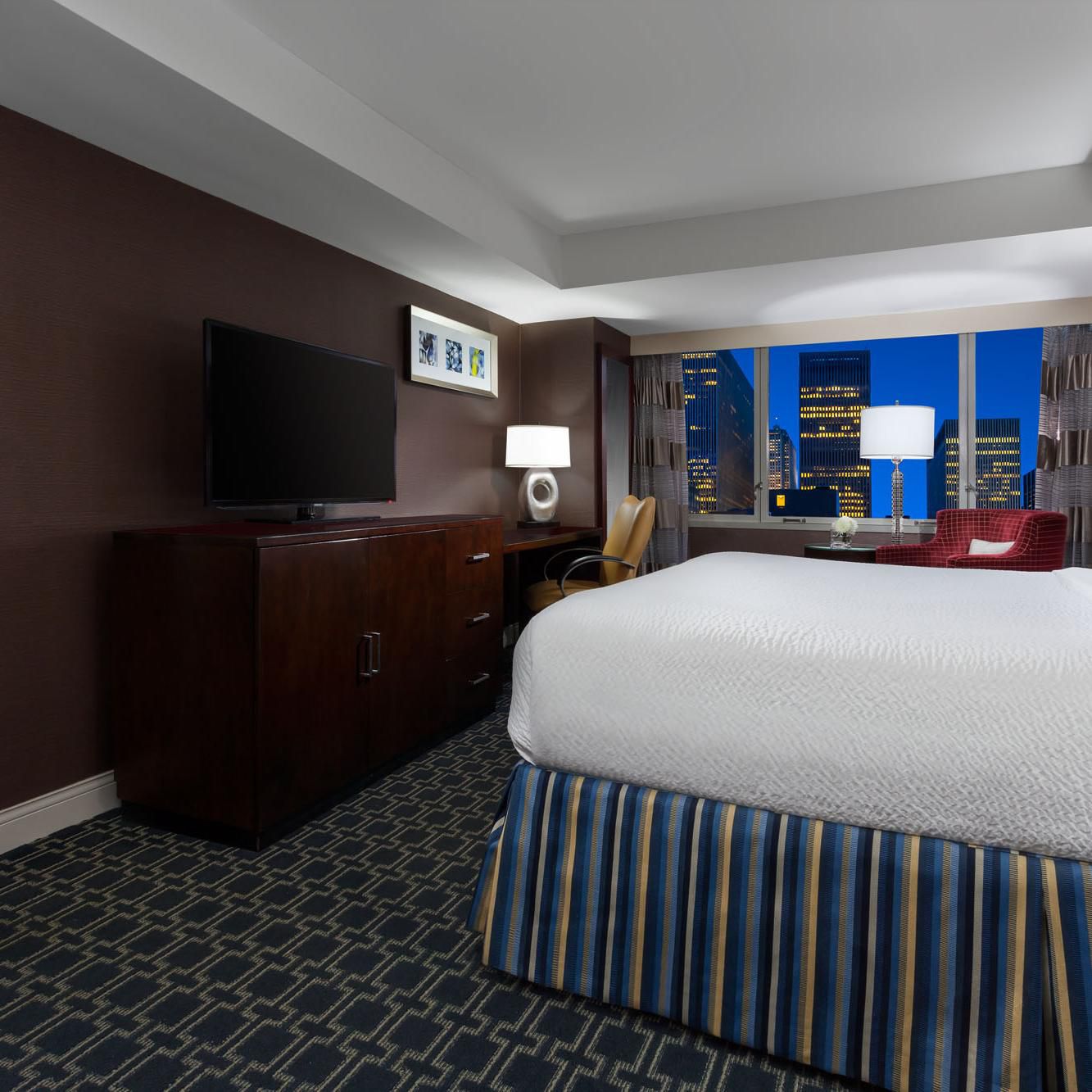 Our Junior One Bedroom Suites offer a separate living room.