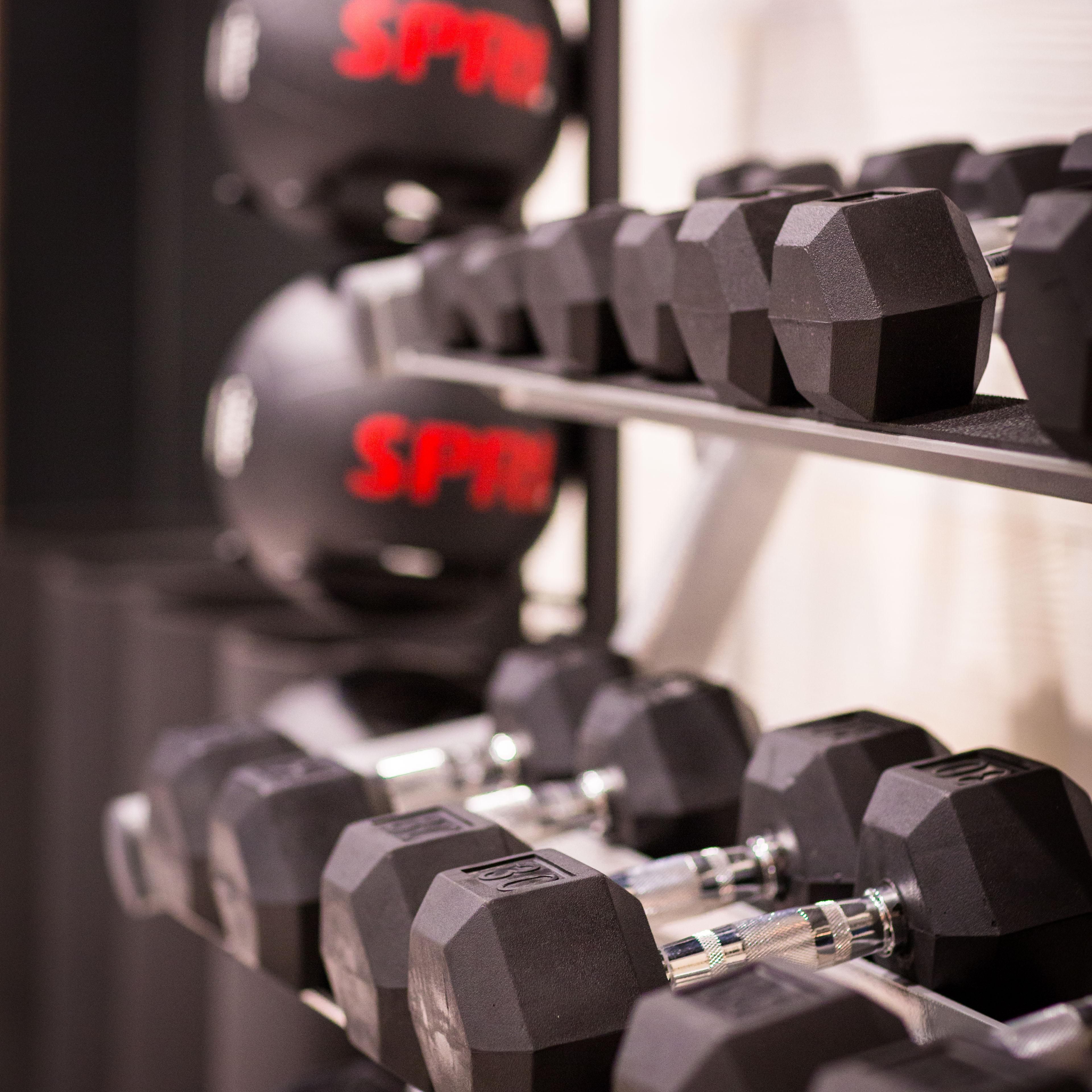 Free weights, core balls and much more