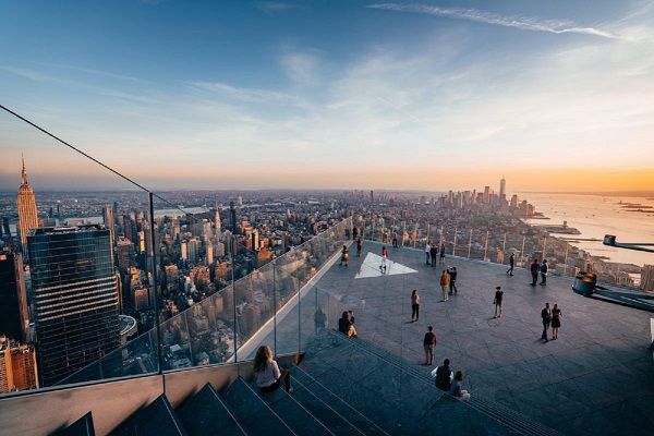 Breathtaking views of NYC from observation deck