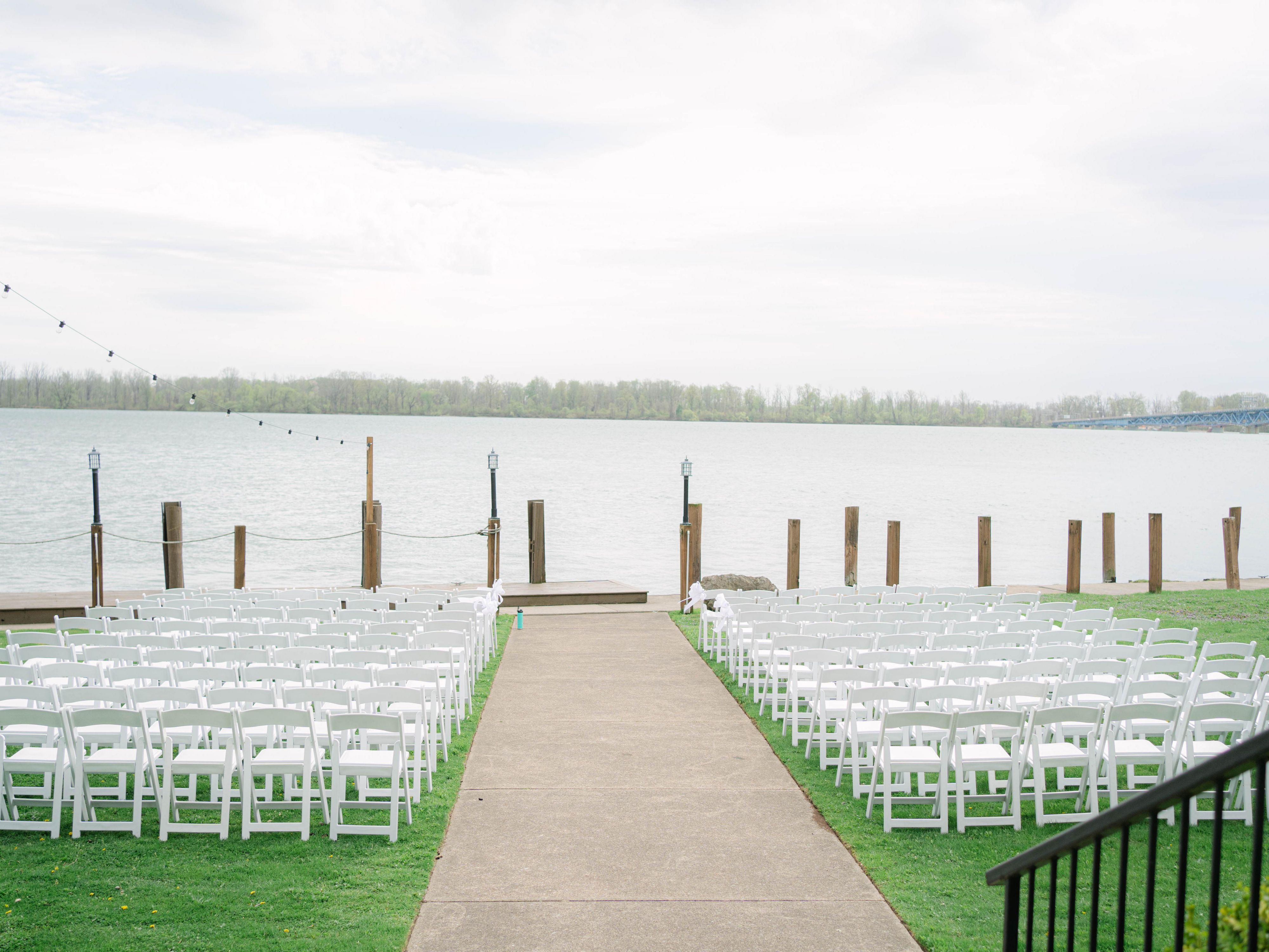 Wedding ceremony set up