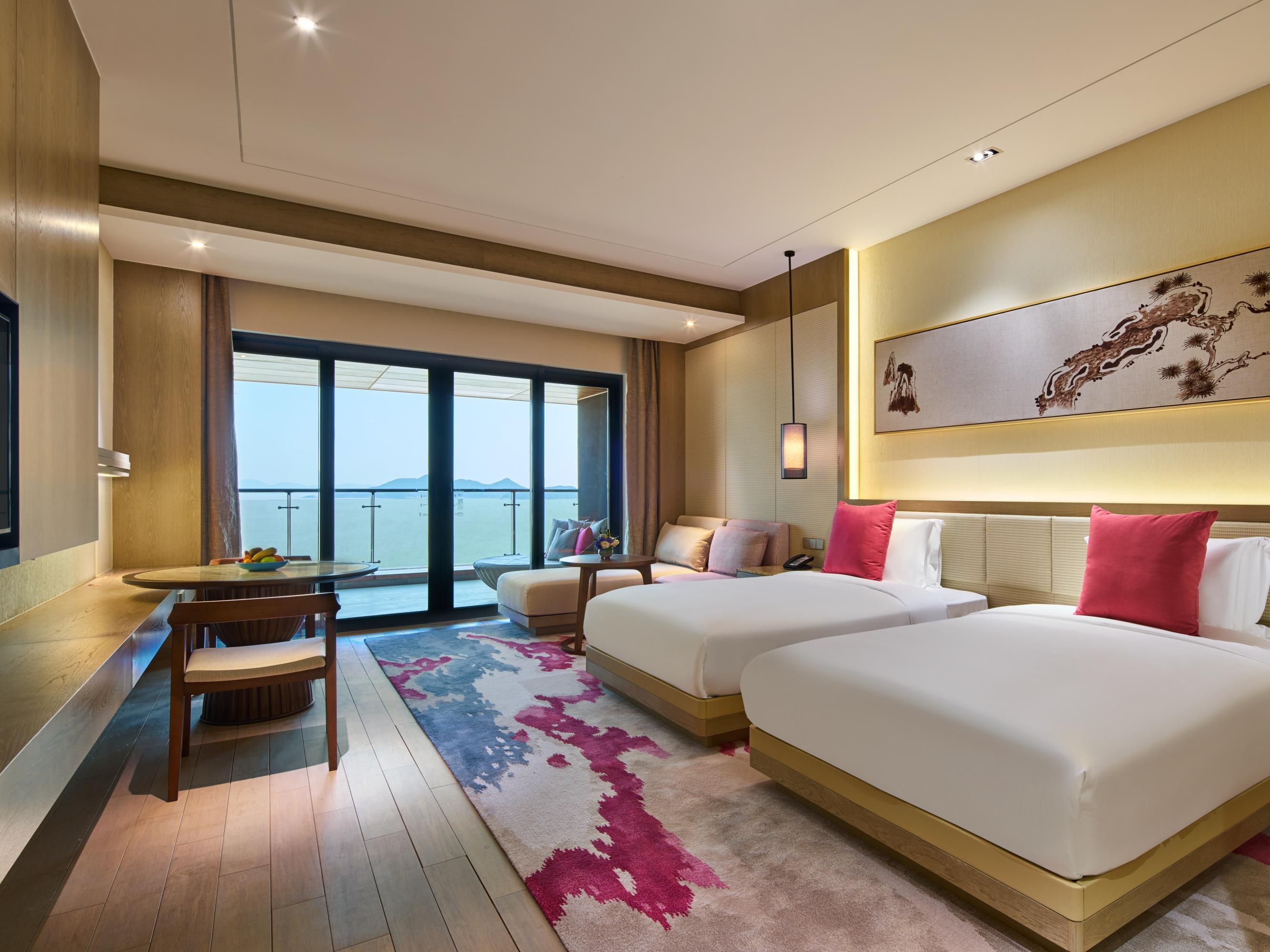 2 Kamar Superior Tempat Tidur Single Pemandangan Laut