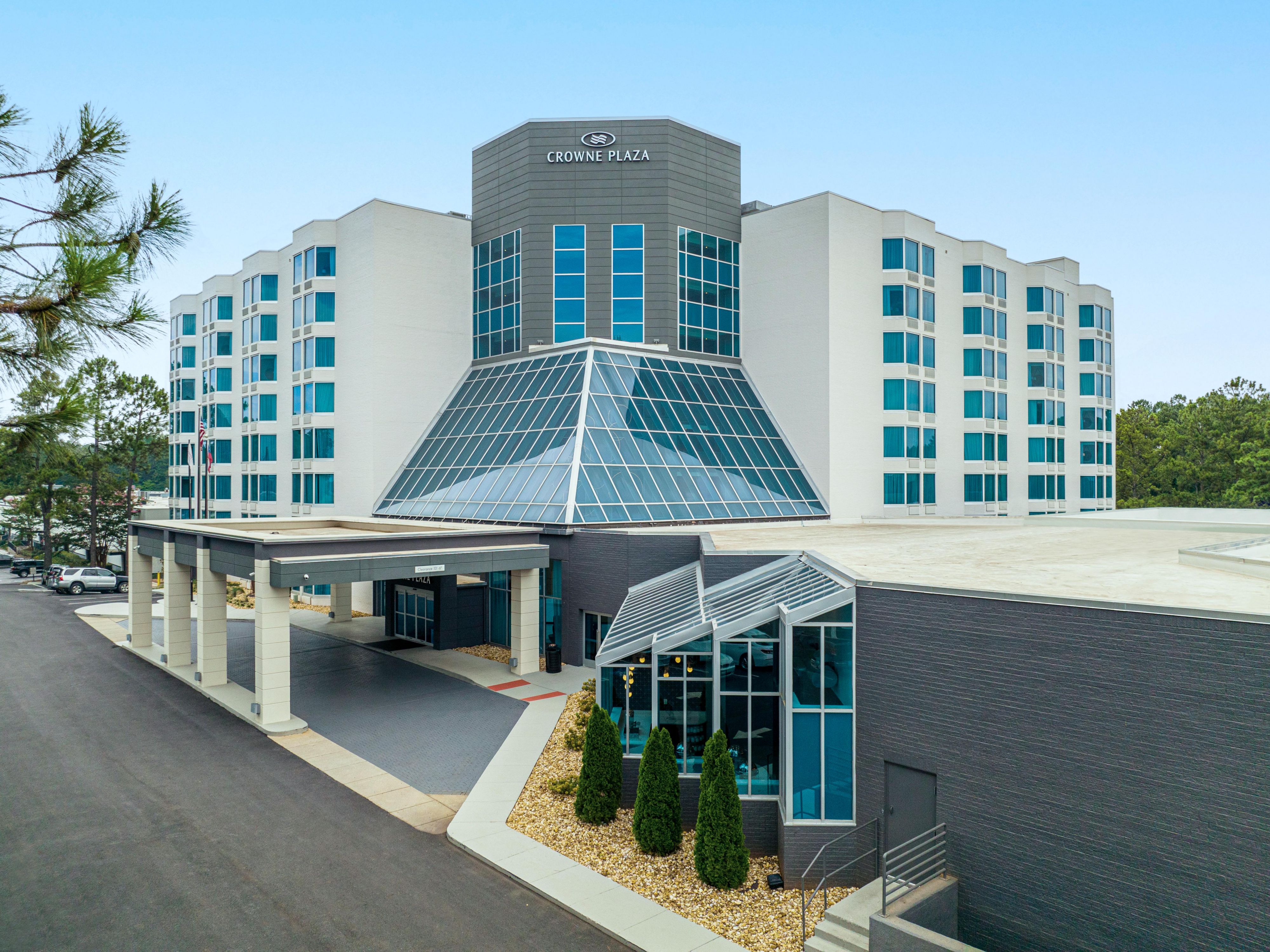 Crowne Plaza Atlanta Norcross is committed to green practices, including solar panels, LED lighting, low-flow faucets, and the IHG Green Engage program. Hosting a meeting? Our Meetings for Good initiative ensure eco-friendly events. 