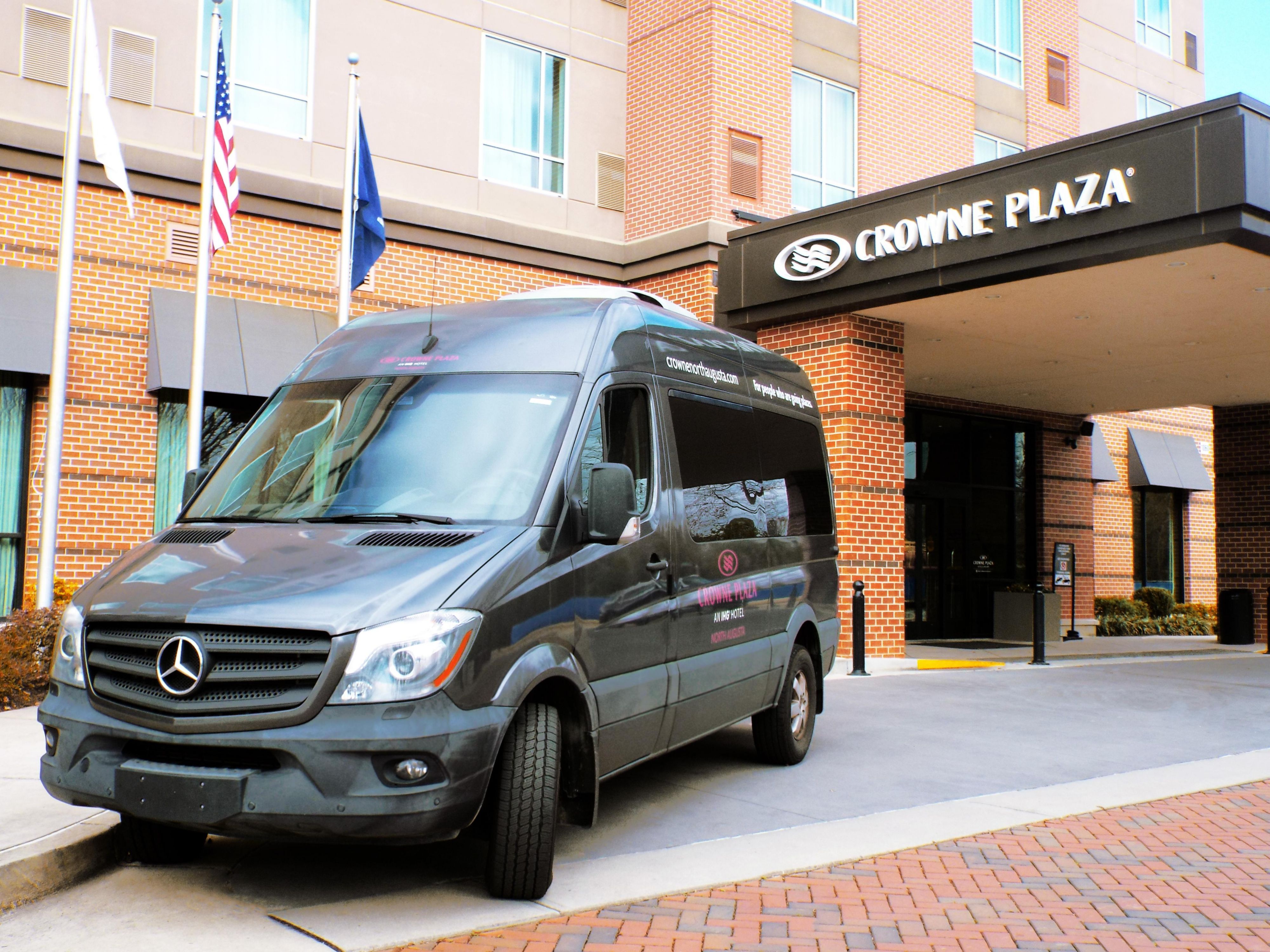 We’re happy to offer our guests complimentary shuttle service Monday, Tuesday, and Friday–Sunday from 7am to 10pm within a 5-mile radius (based on availability). Need a ride to or from Augusta Regional Airport? We’ve got you covered with 24-hour advance reservations. Call 803-349-8400 or email guestservices@cpnaugusta.com.