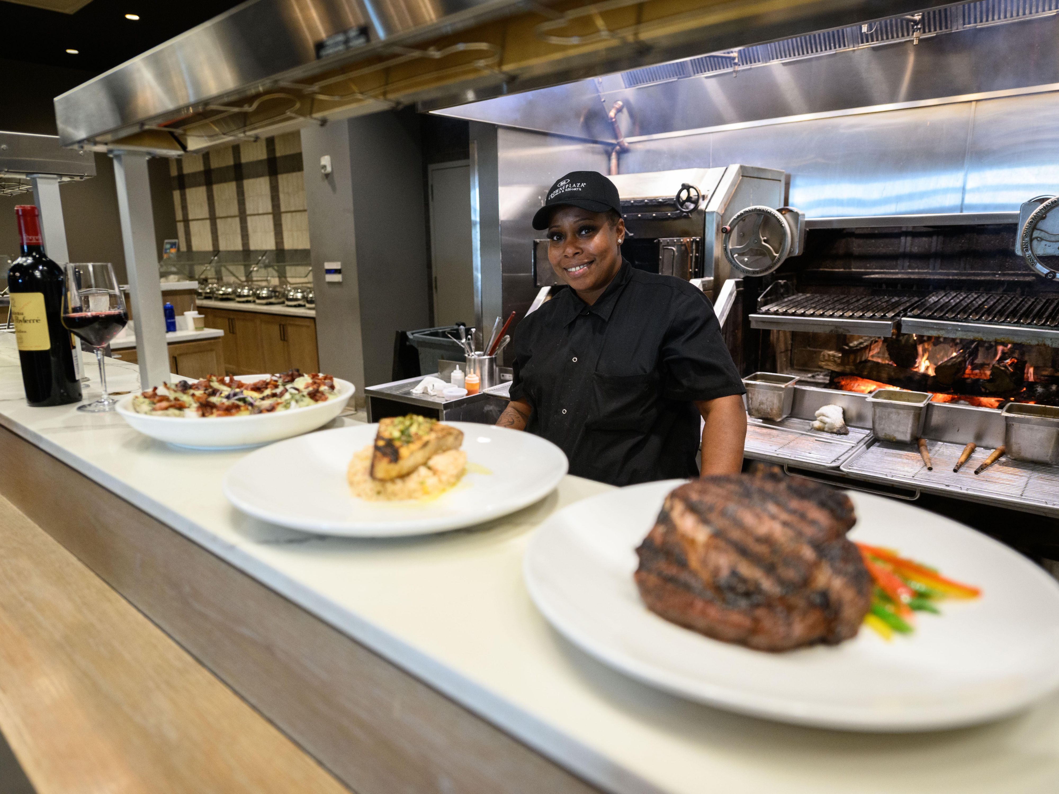  Delicious entrees prepared on our wood fired grill  
