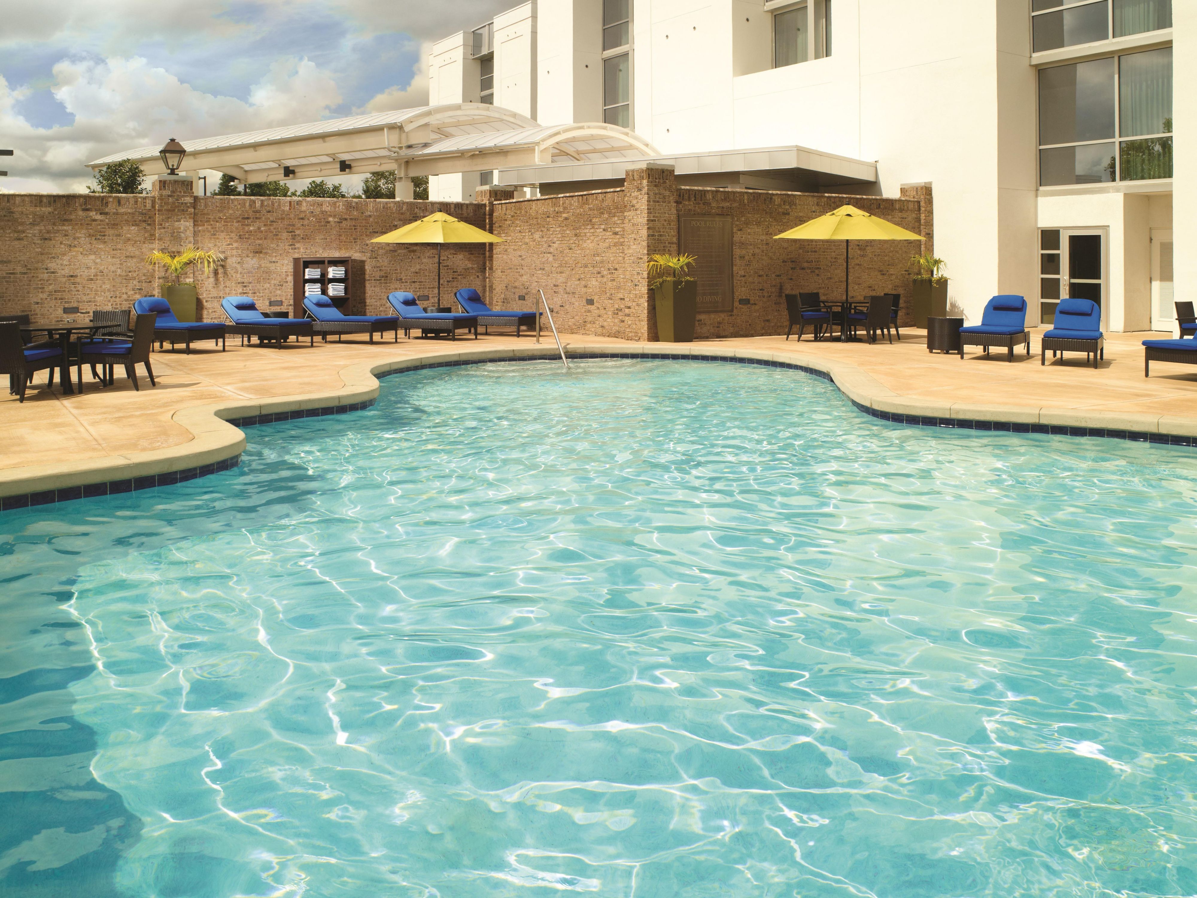 Enjoy a relaxing day by the pool