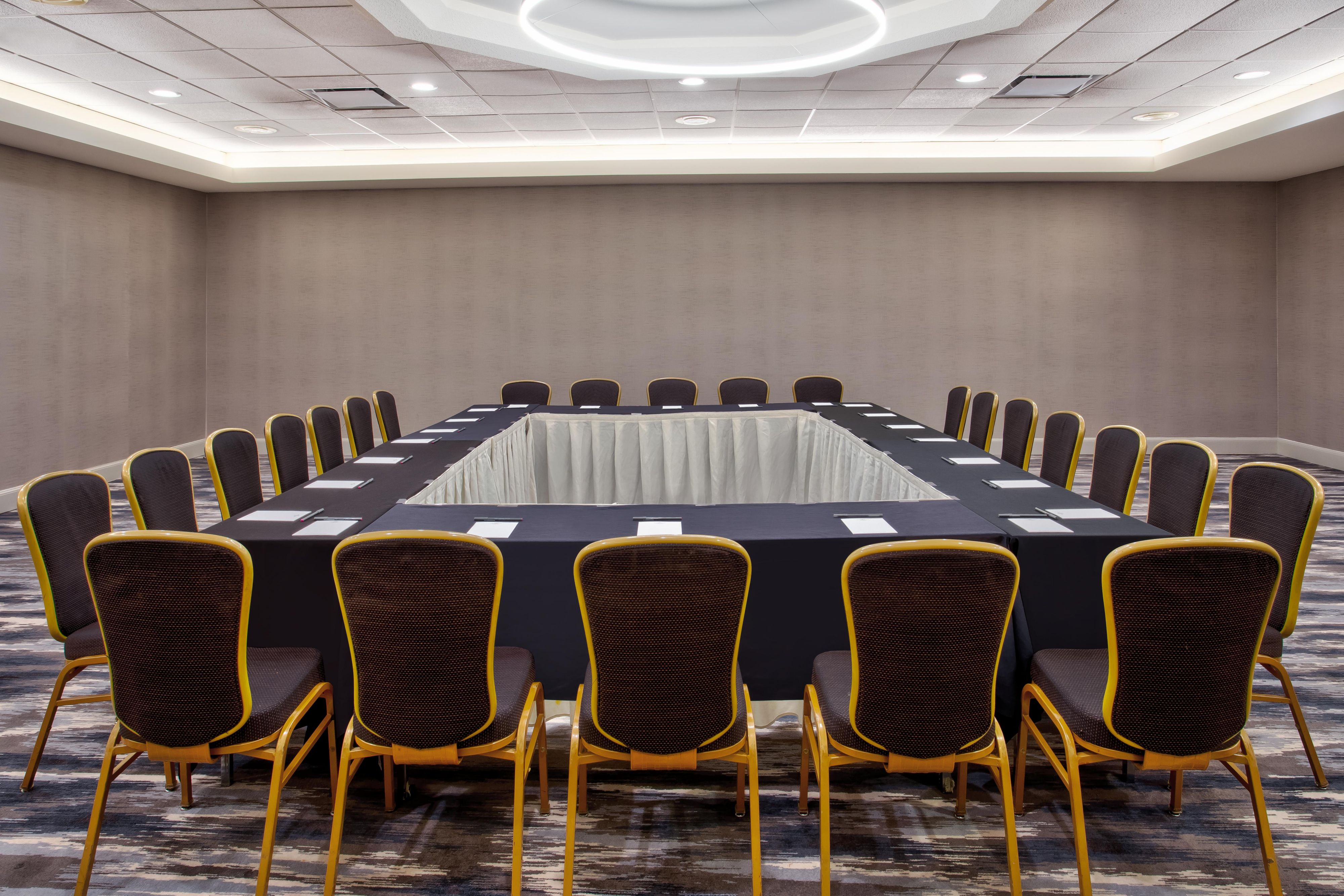 Capital Meeting room with large rectangular table