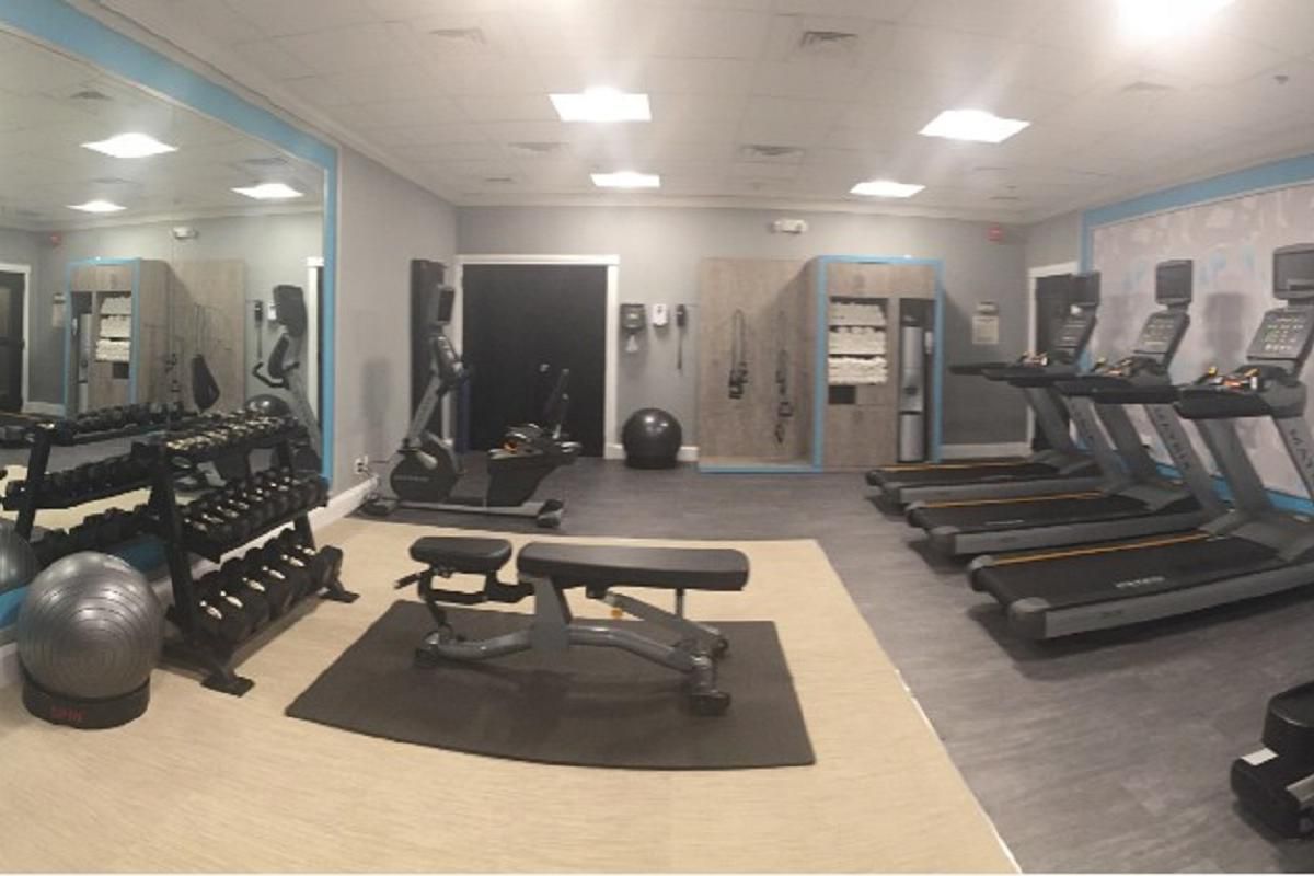 Work up a sweat in our fitness center