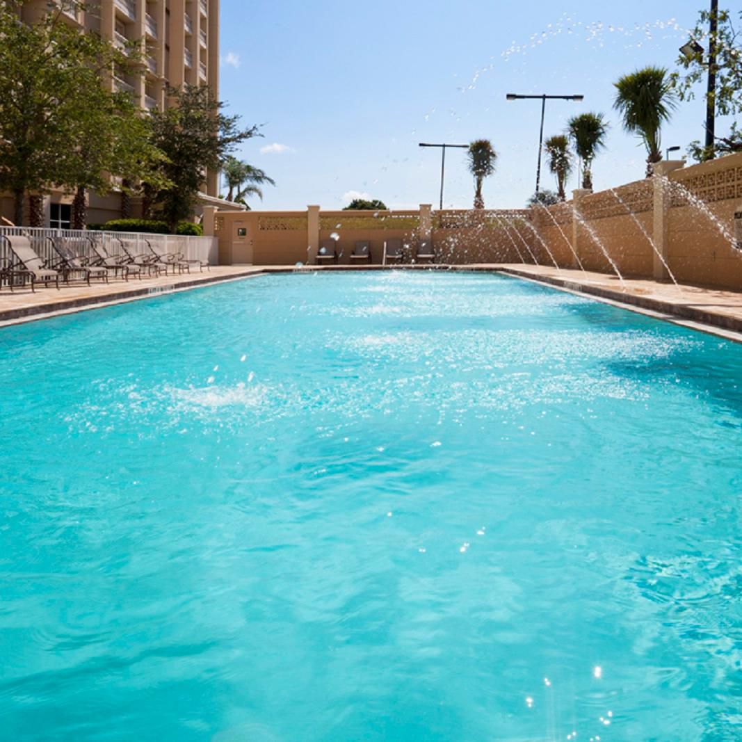 Take a dip in our refreshing Swimming Pool &amp; Fountains 
