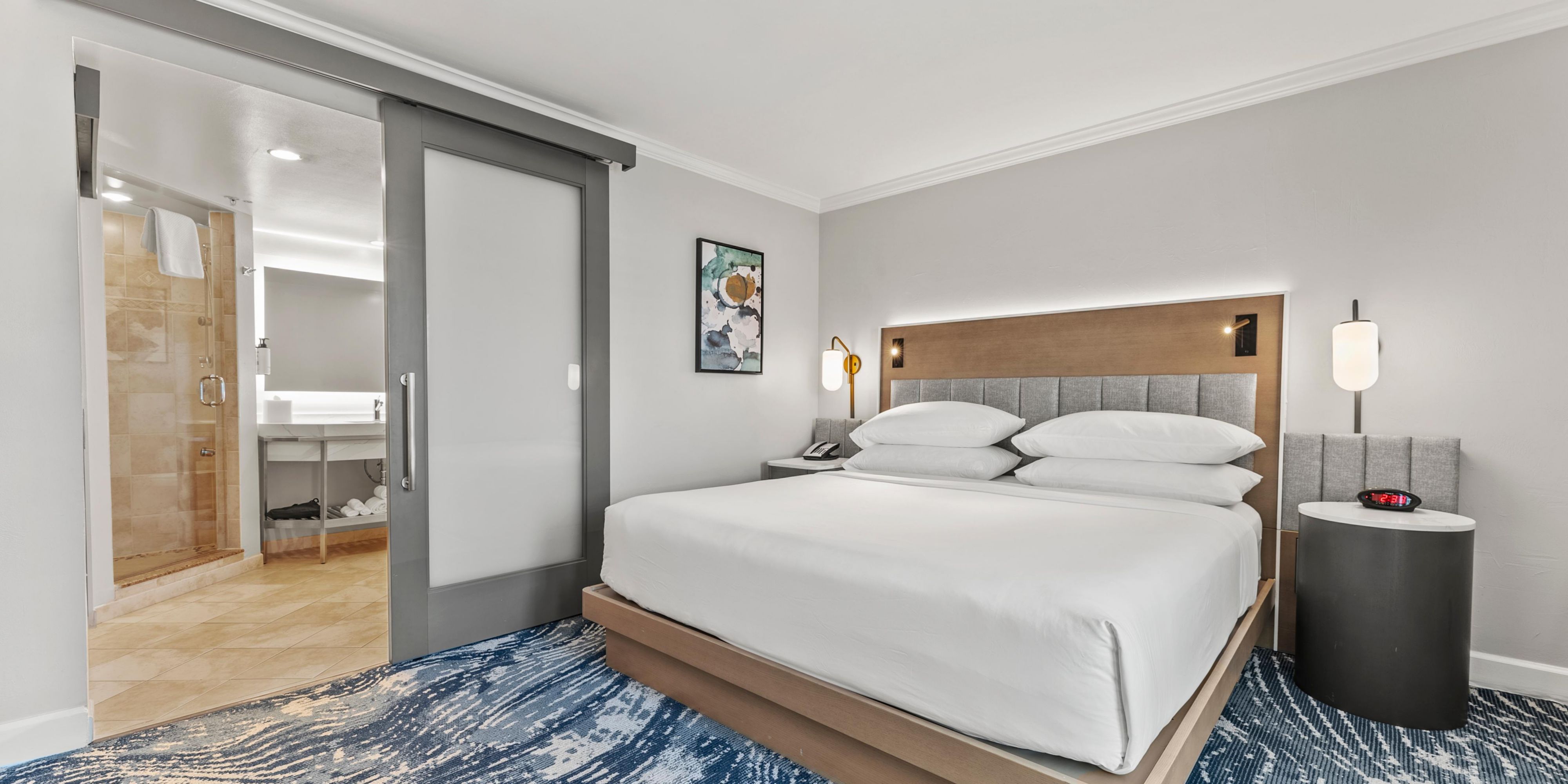 Guest room bed