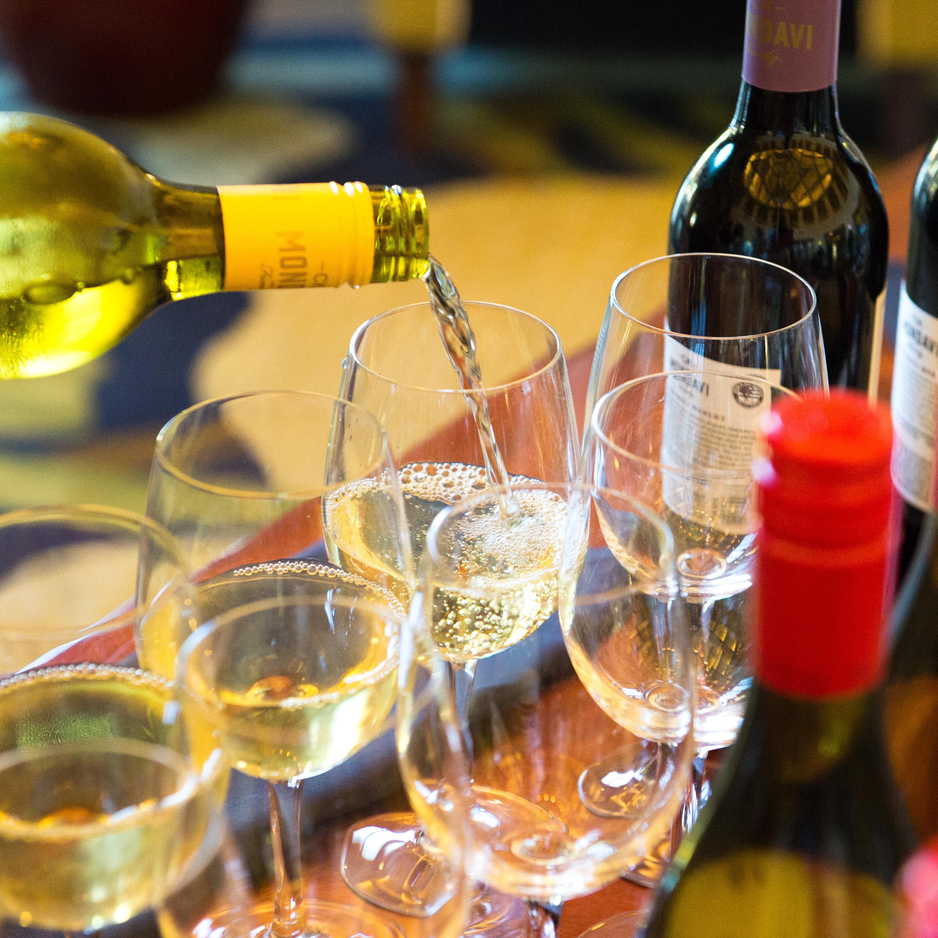 Our extensive selection of wines/beers pair well with any event