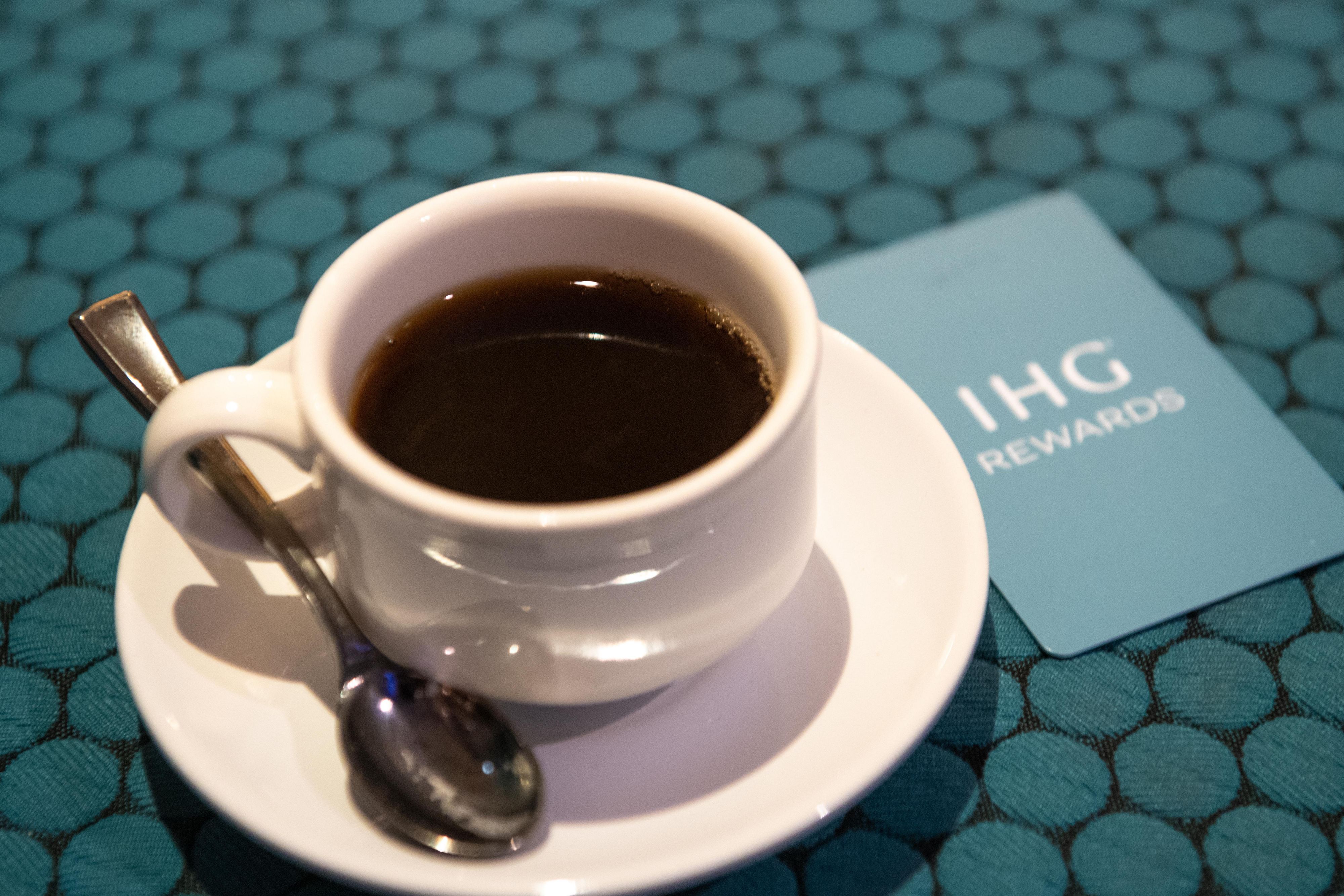 Fresh brewed coffee available daily.