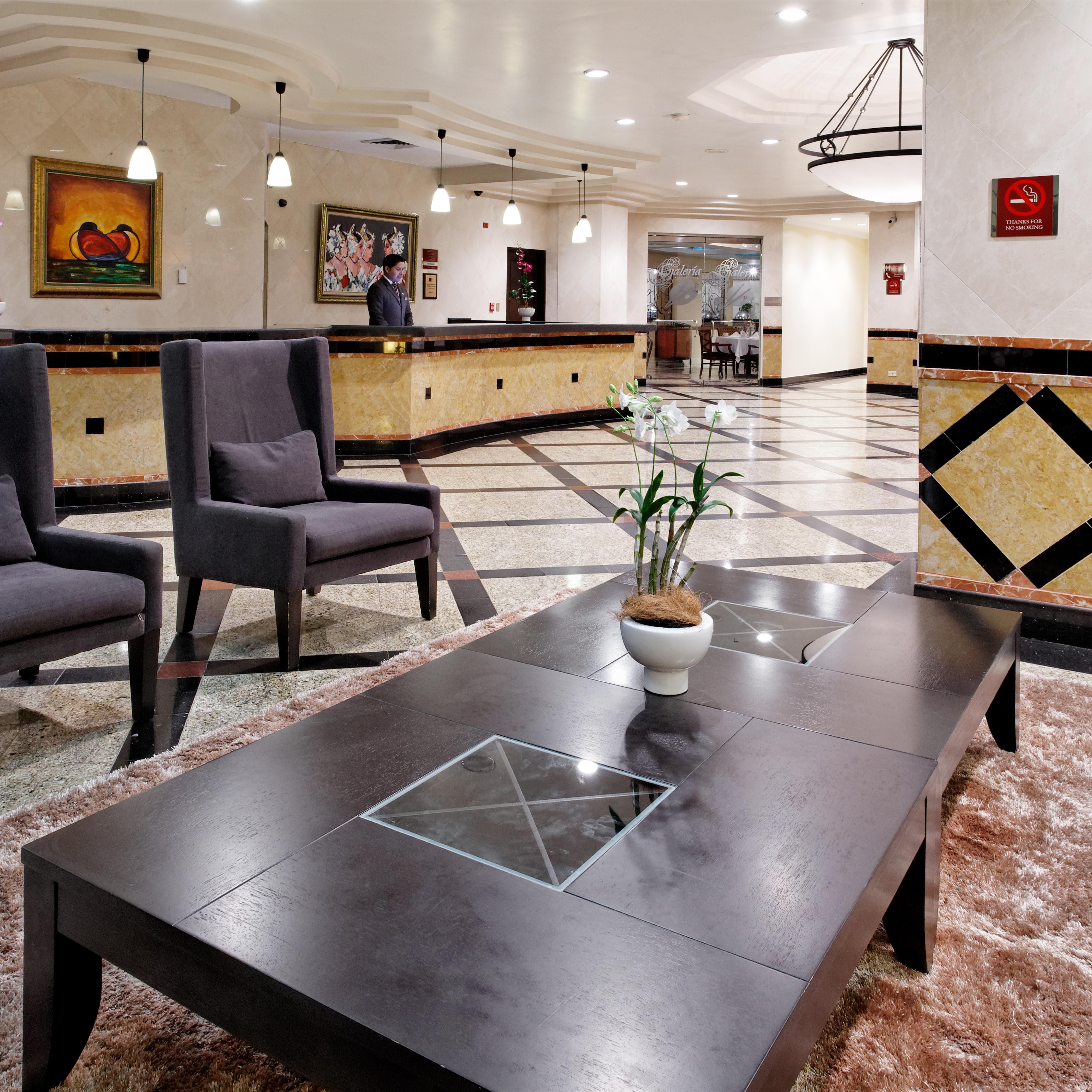 Hotel Lobby at the Crowne Plaza Panama Hotel