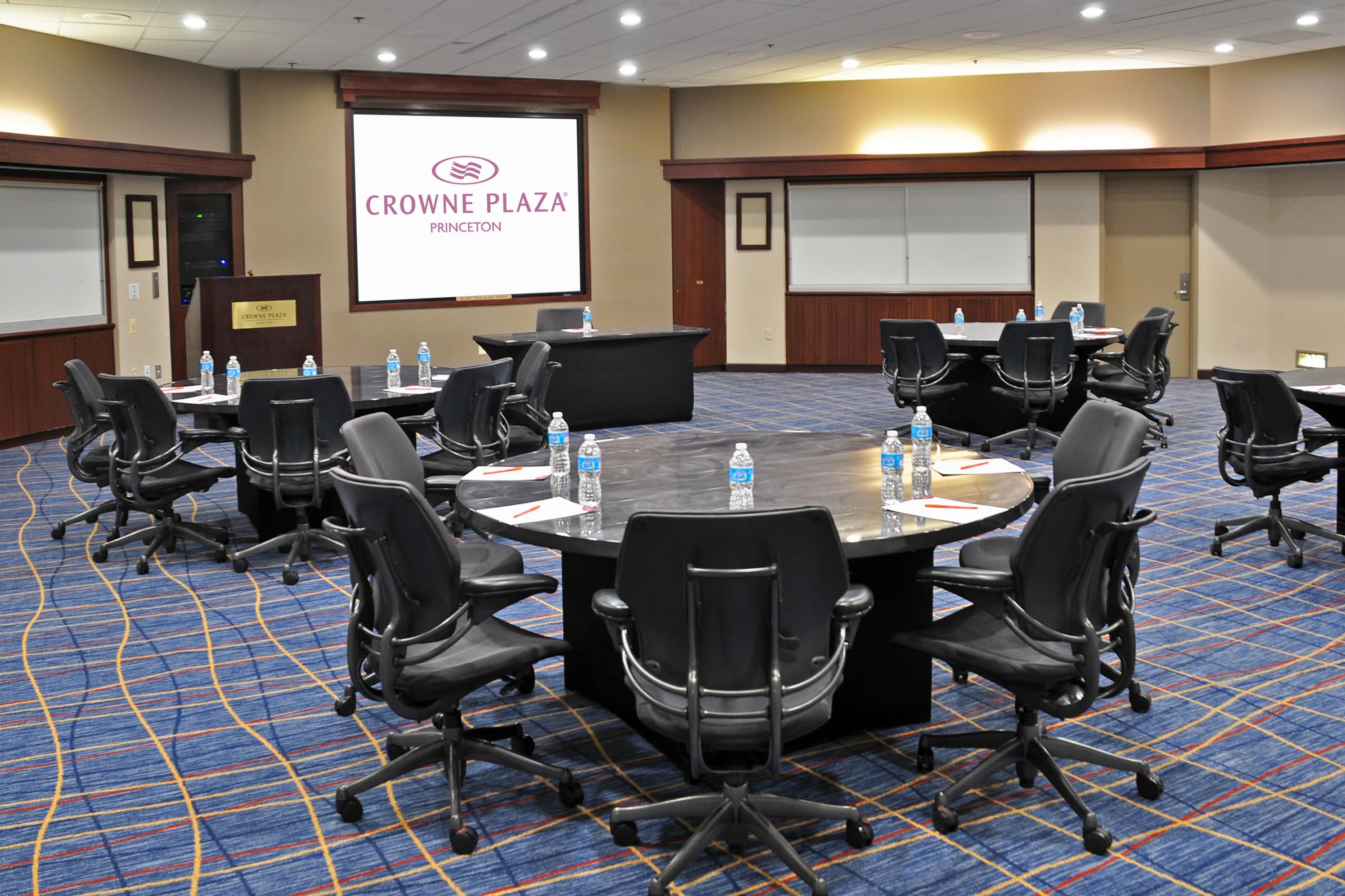 One of 54 total meeting rooms