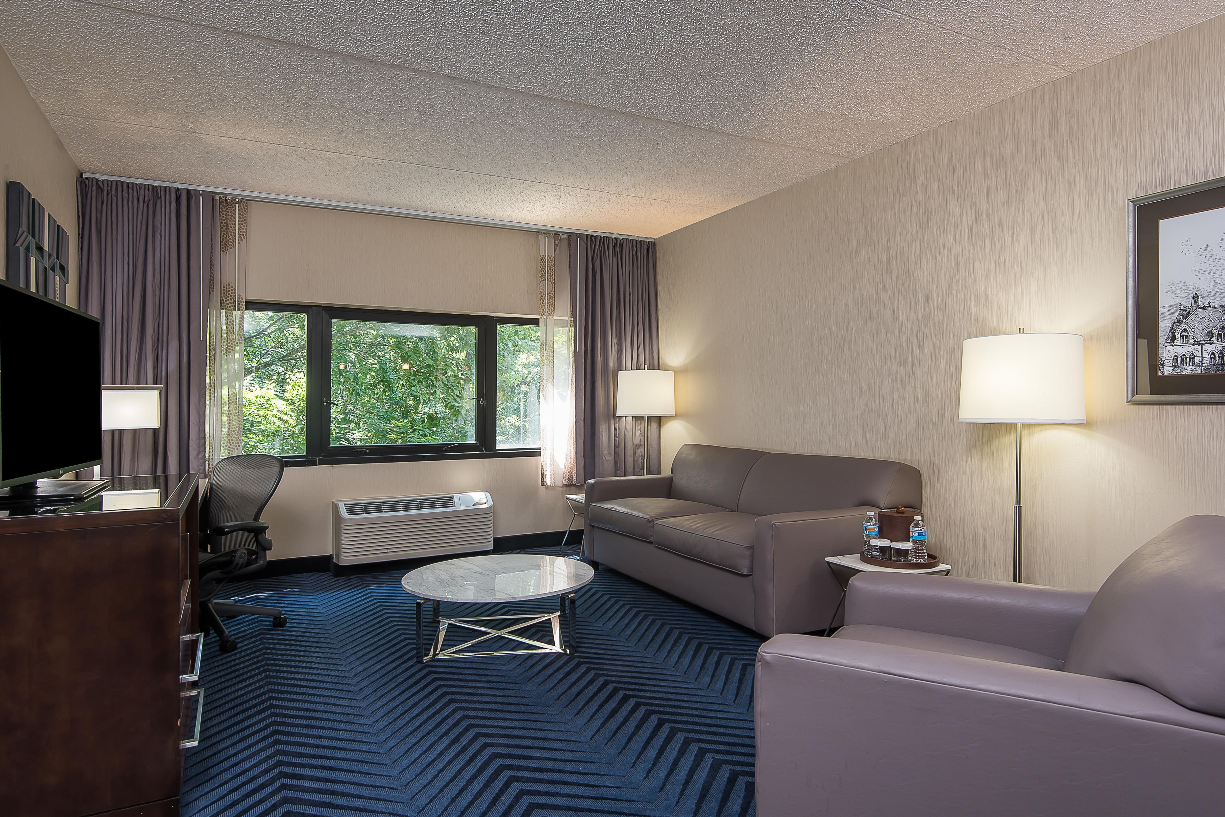 Executive Suite is available with adjoining King Bed or two Queens