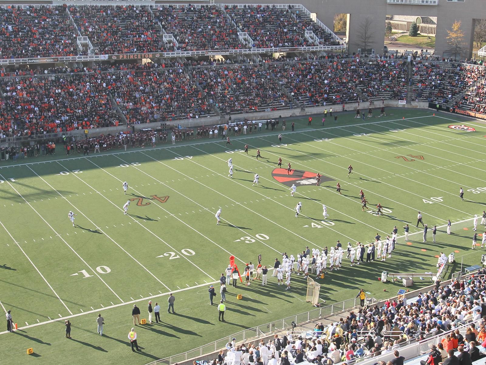 football field.