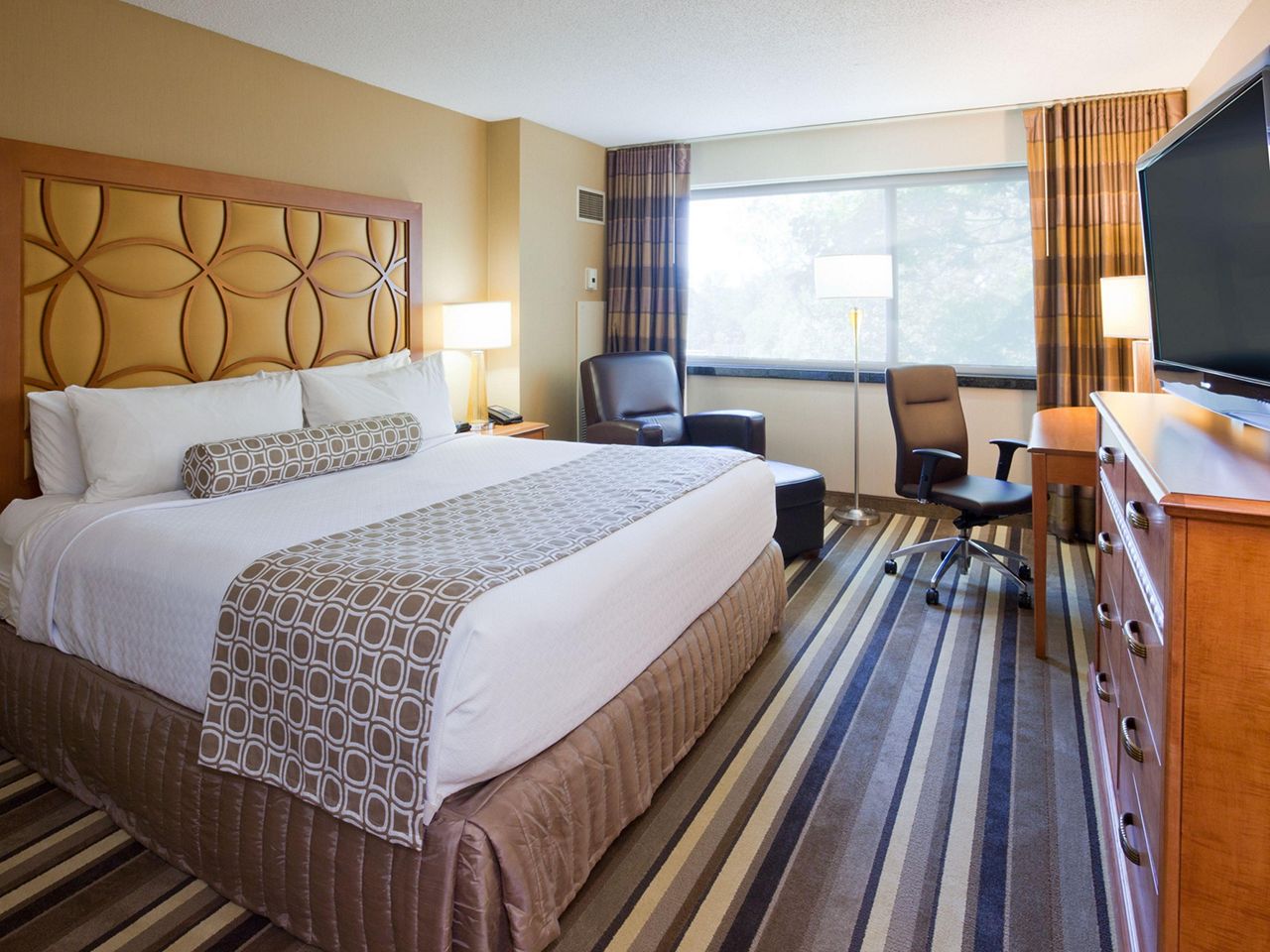 Spacious rooms are beautifully decorated and thoughtfully designed