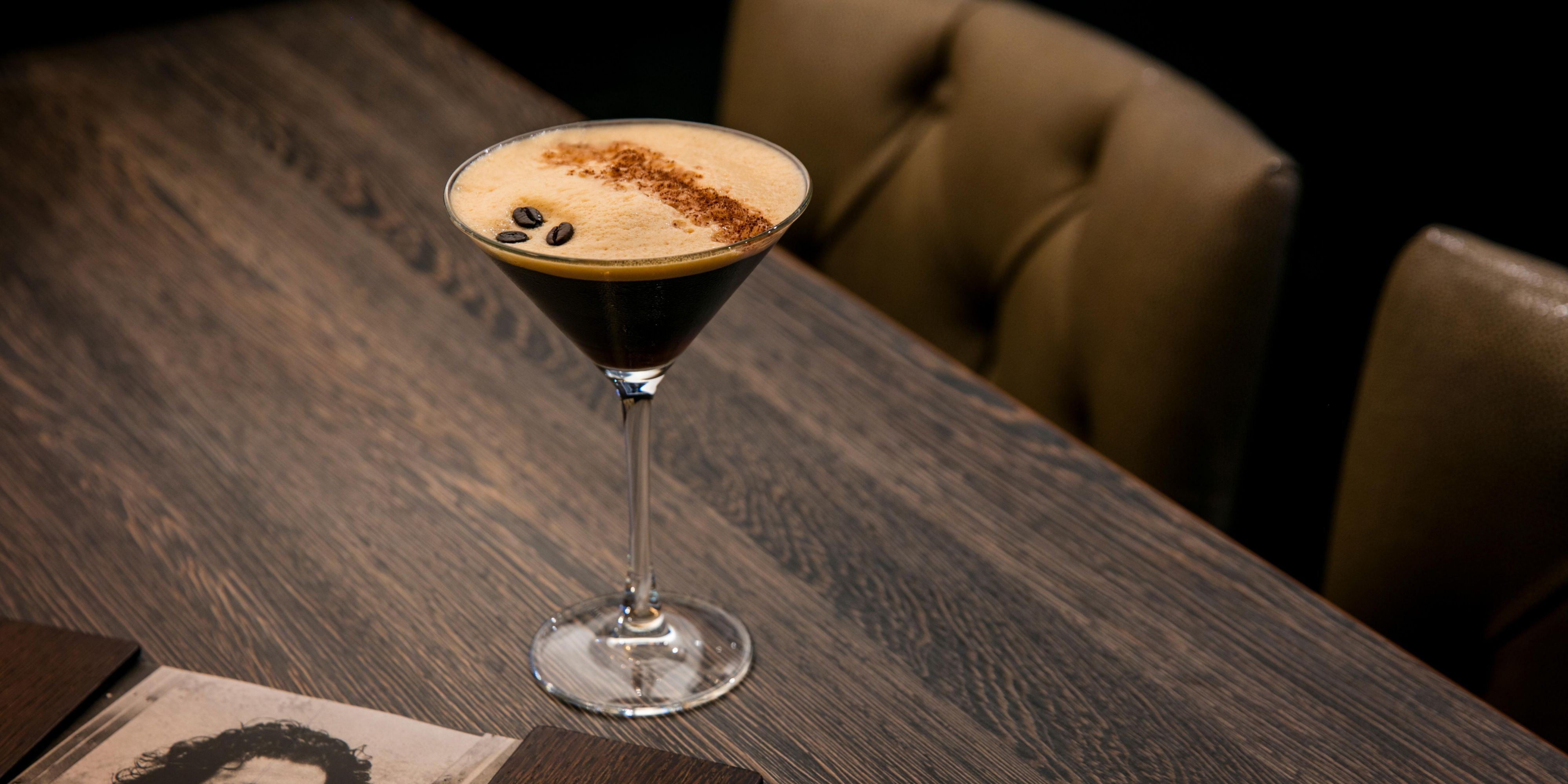 espresso martini in marco's bar