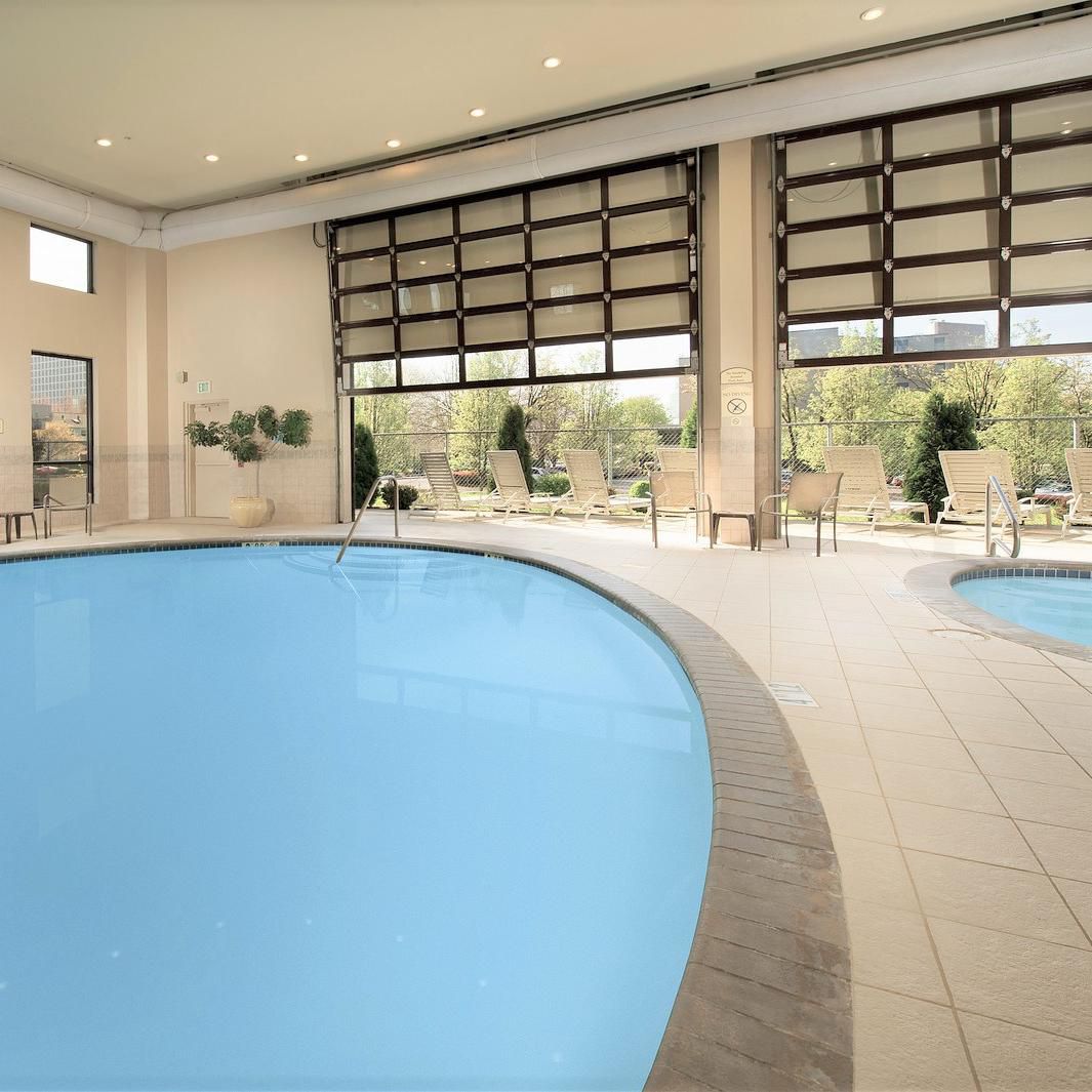 Enjoy the indoor saltwater pool &amp; spa