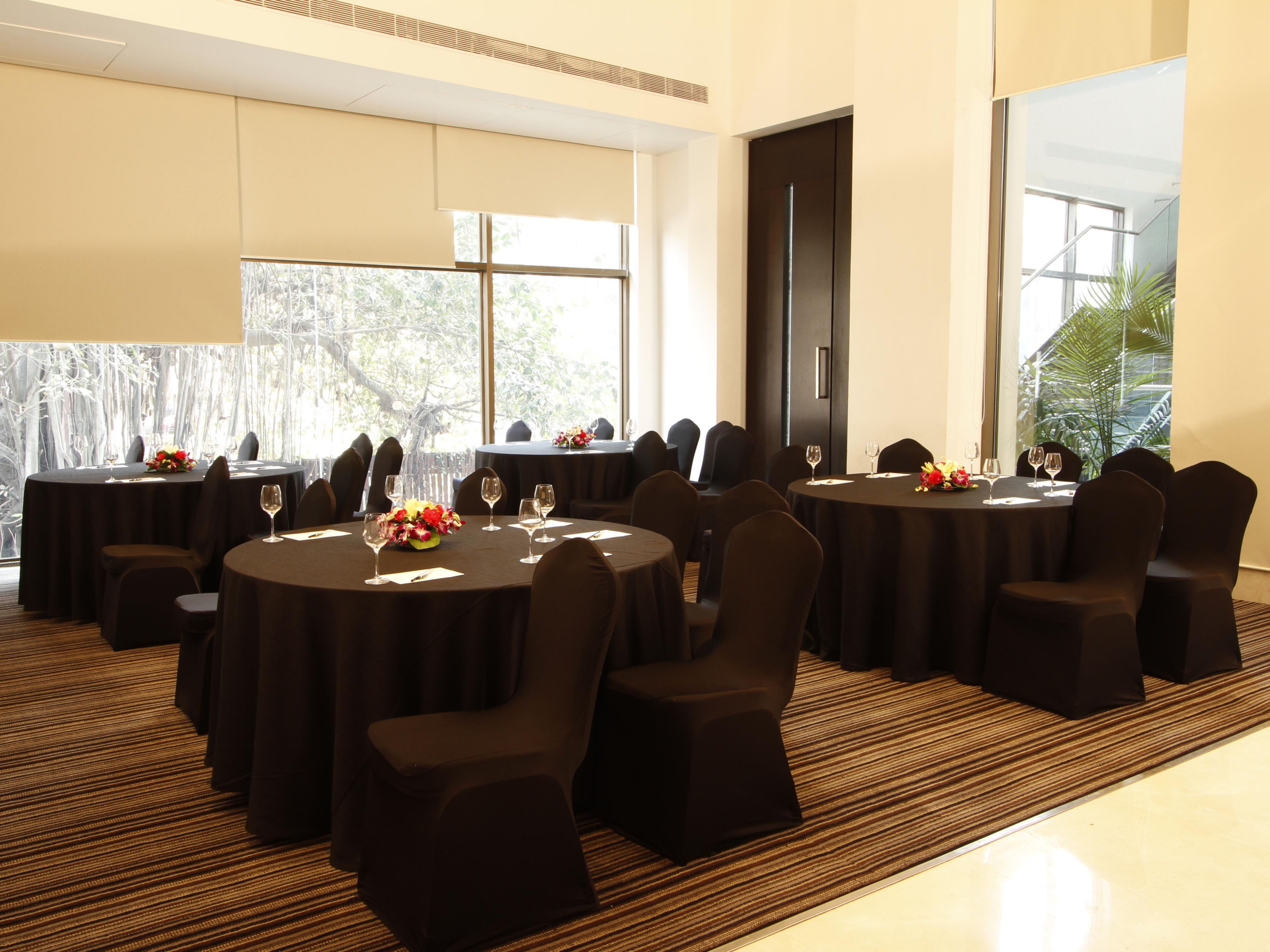 Experience unforgettable events with our exclusive range of services, including a variety of our customizable packages for conferences, meetings, and weddings, event spaces that cater to groups of 10 to 500 persons, 20 feet. of ceiling height in three of our hall spaces for a grand set-up.