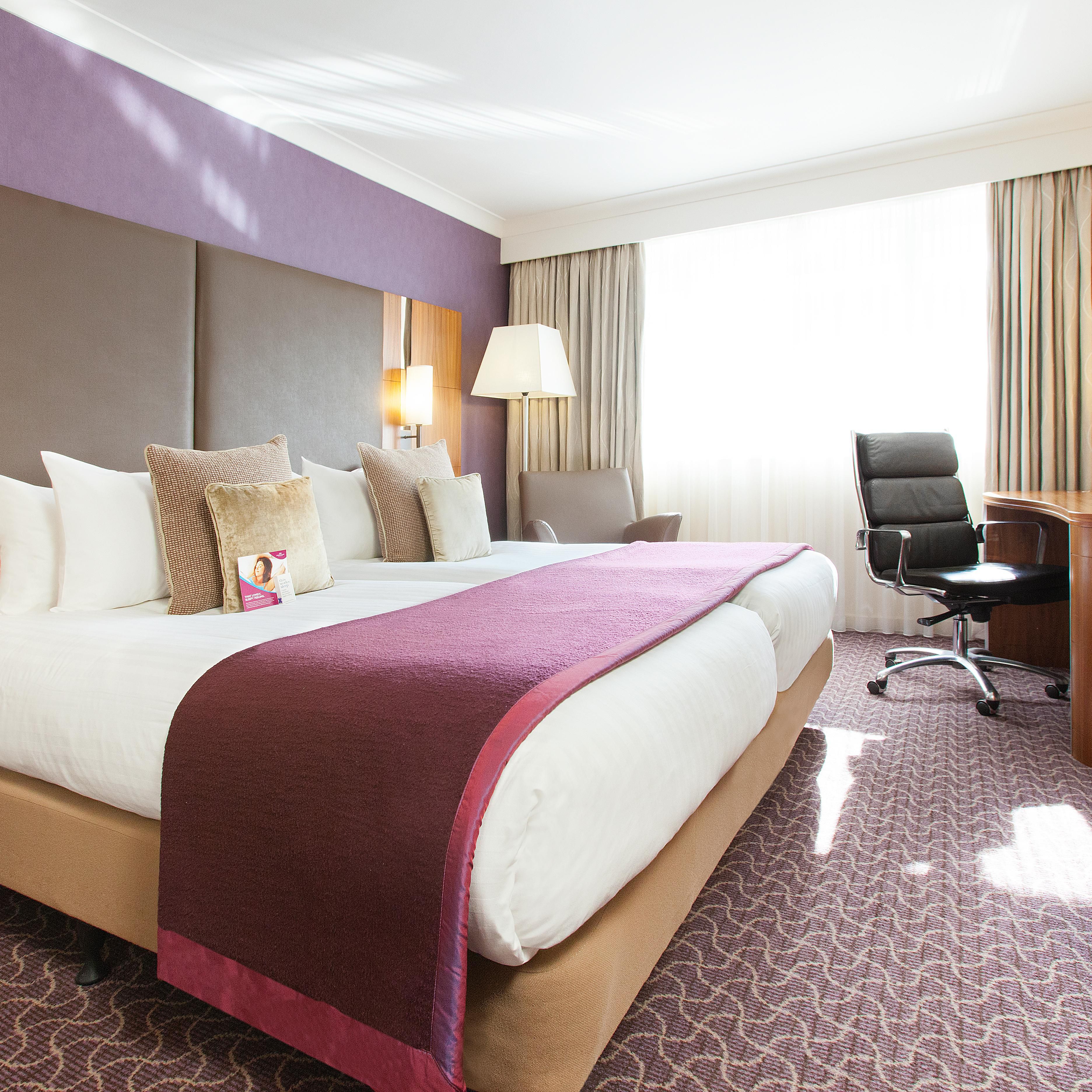 Executive room with either a double or 2 single beds