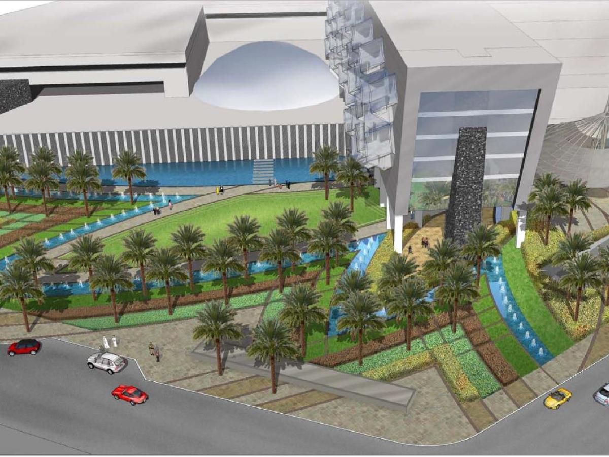 "الفندق من الخارج"