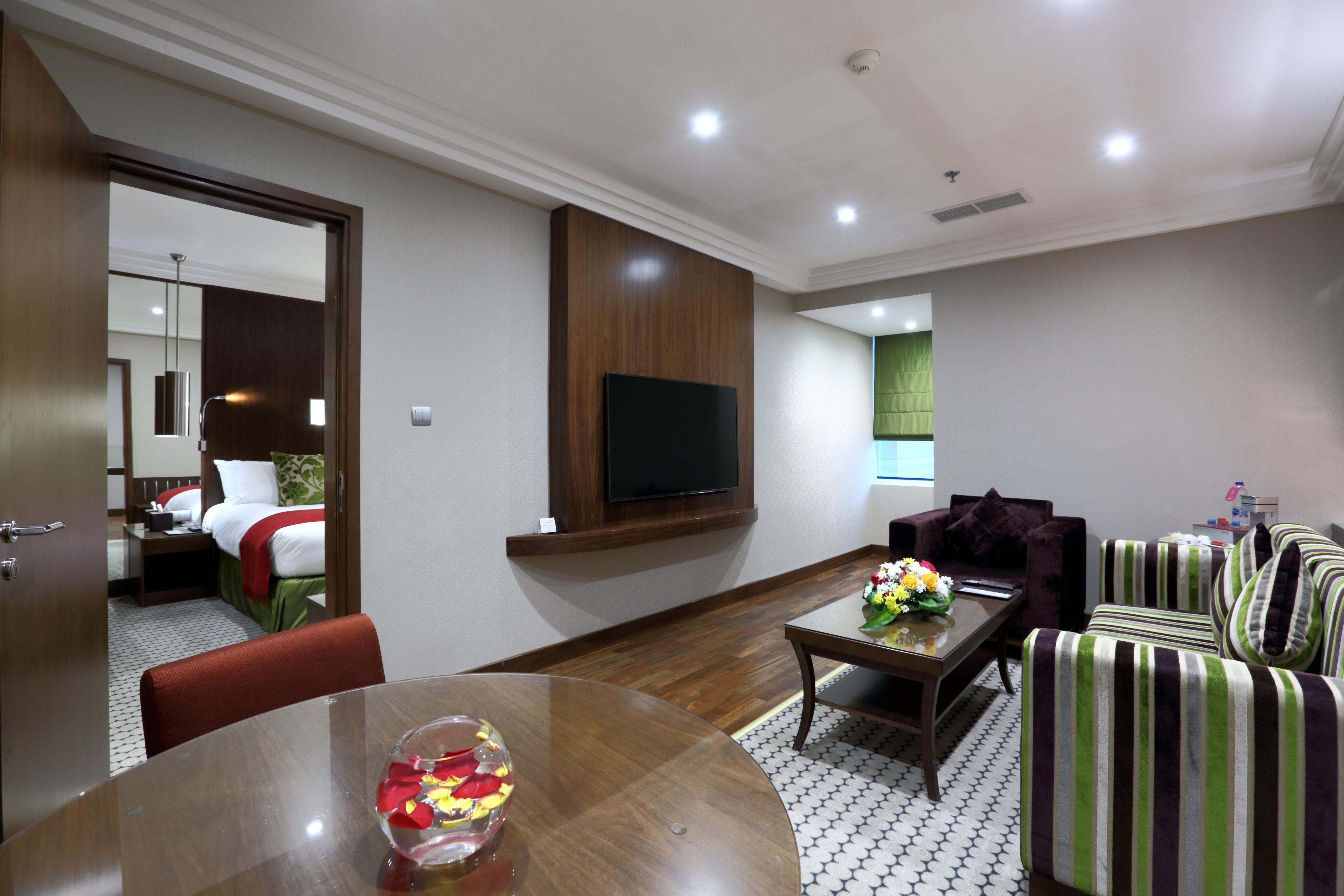 Spacious and fully furnished  Living Room in the Executive Suite