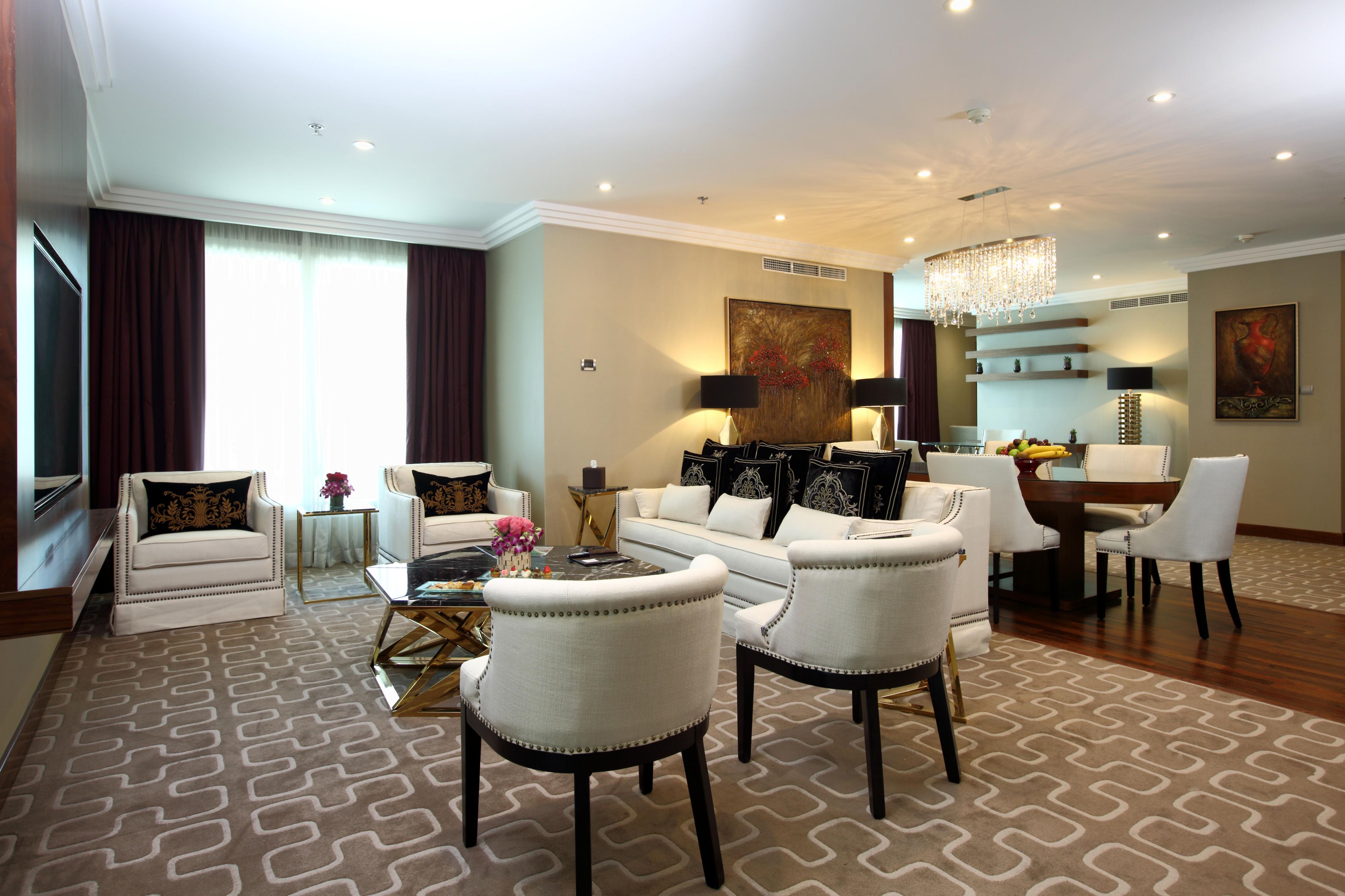Living Room of the Royal Suite - Crowne Plaza Riyadh Minhal