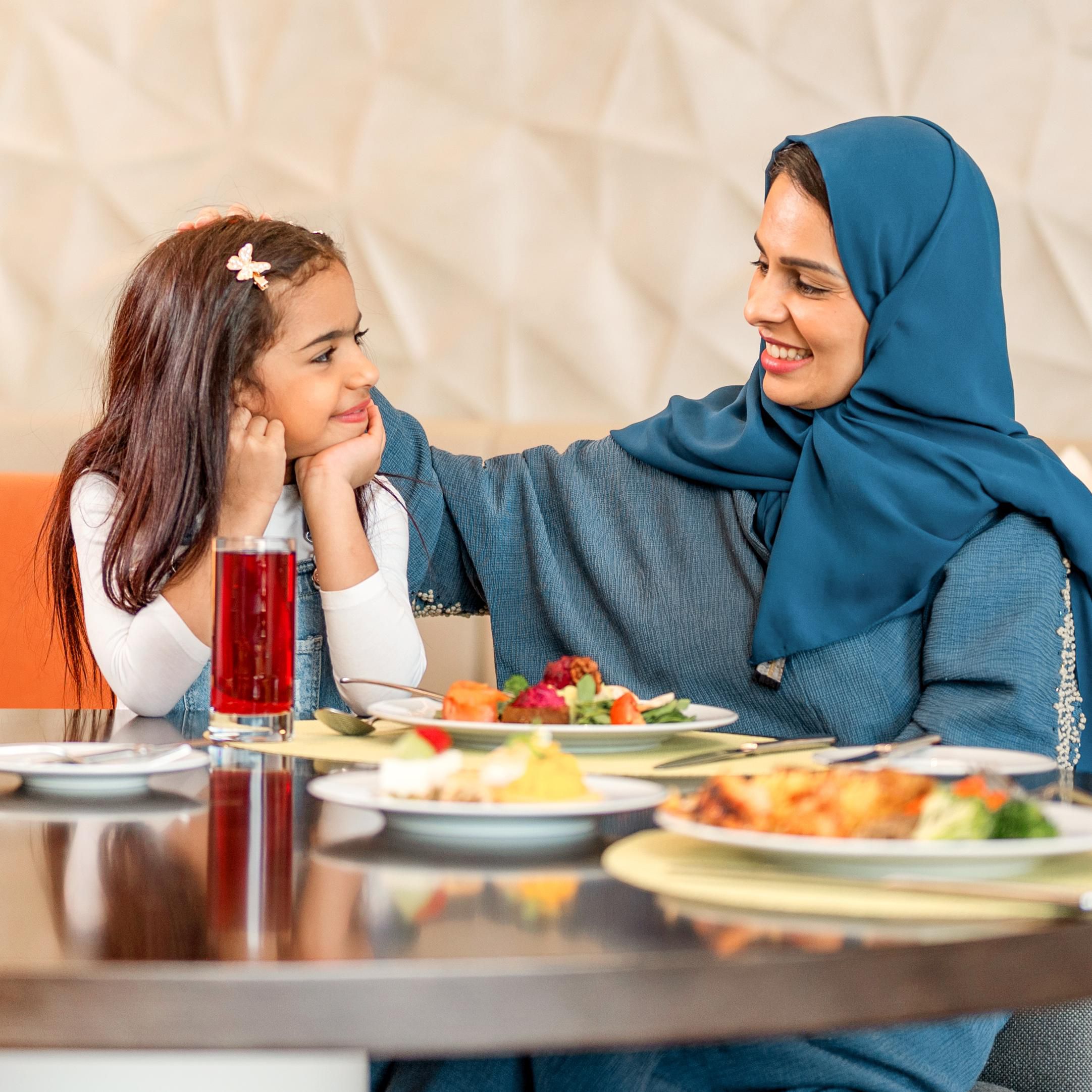 Family Dining at Silk Road All Day Dining Restaurant in Riyadh