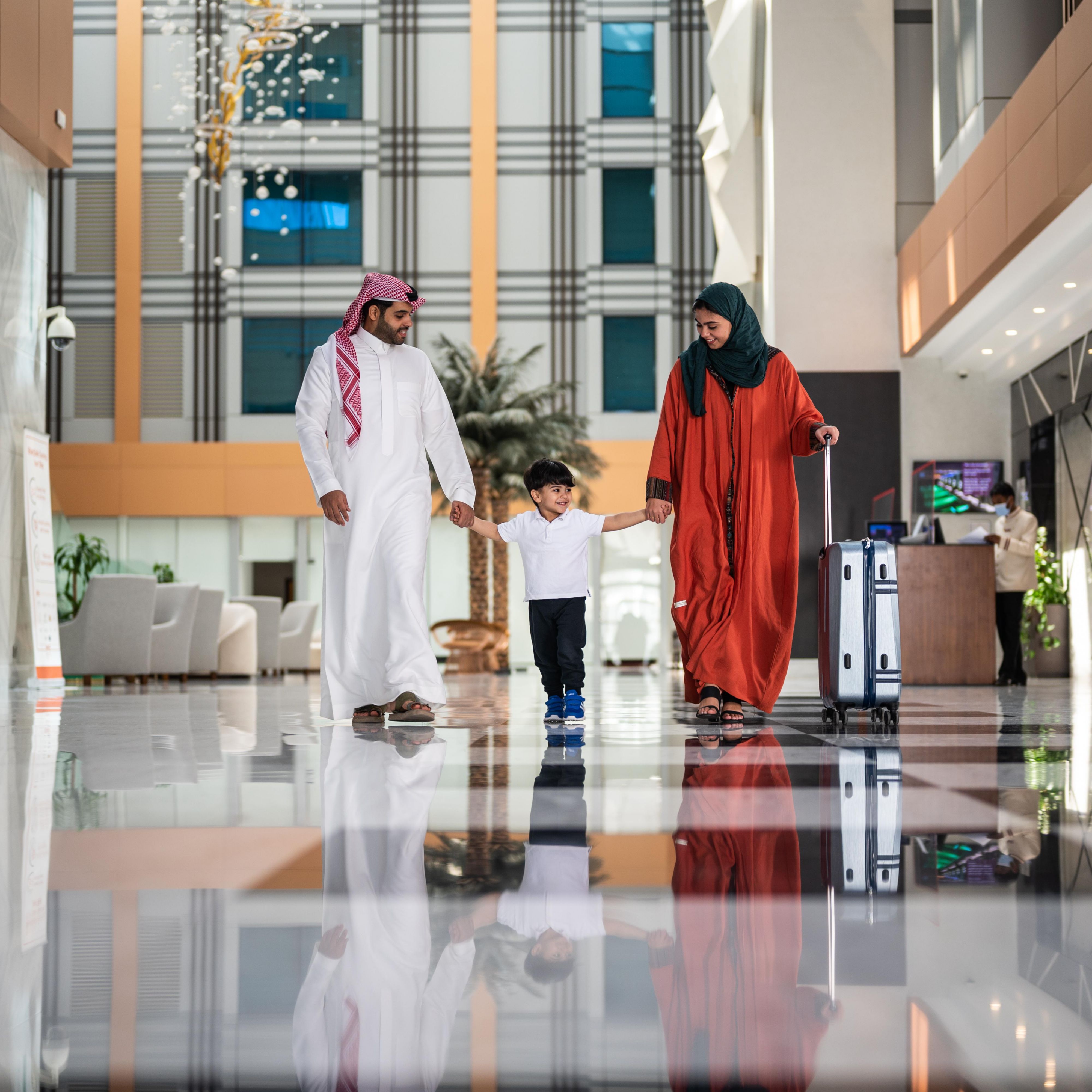 Capture your cherished family moments at our new hotel lobby