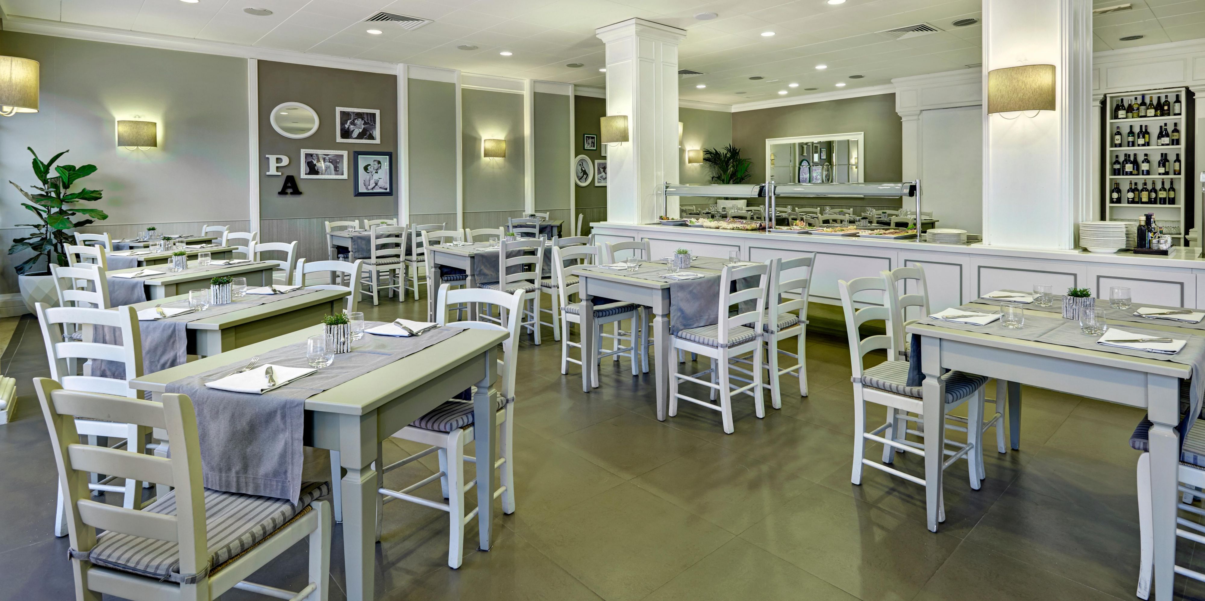 Enjoy the contemporary setting of our Papillon Restaurant